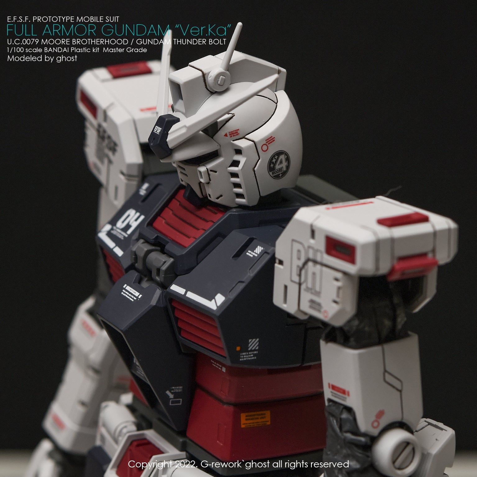 G - Rework [MG] FULL ARMOR GUNDAM Ver.Ka [GUNDAM THUNDERBOLT] - Gundam Extra - Your BEST Gunpla Supplier