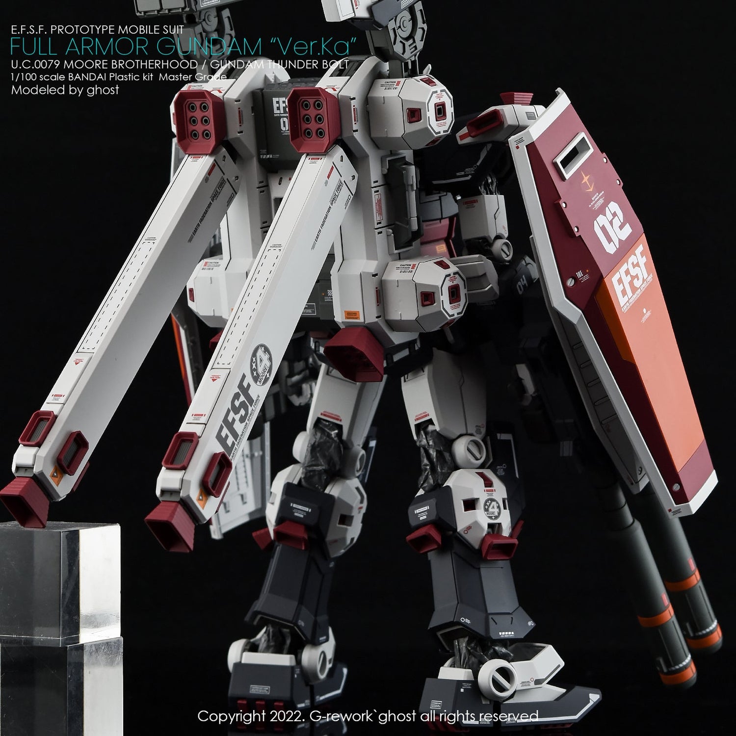 G - Rework [MG] FULL ARMOR GUNDAM Ver.Ka [GUNDAM THUNDERBOLT] - Gundam Extra - Your BEST Gunpla Supplier