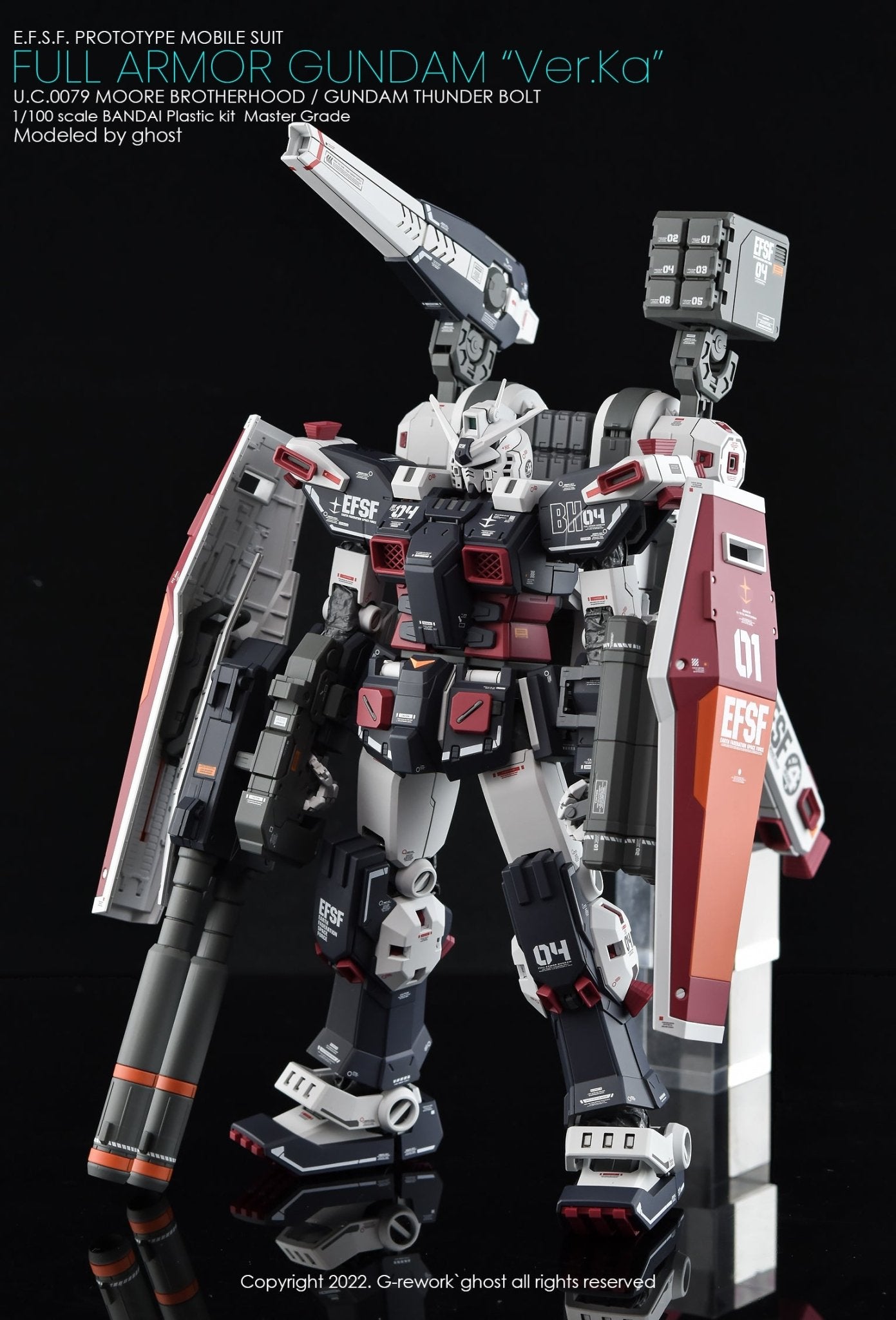 G - Rework [MG] FULL ARMOR GUNDAM Ver.Ka [GUNDAM THUNDERBOLT] - Gundam Extra - Your BEST Gunpla Supplier