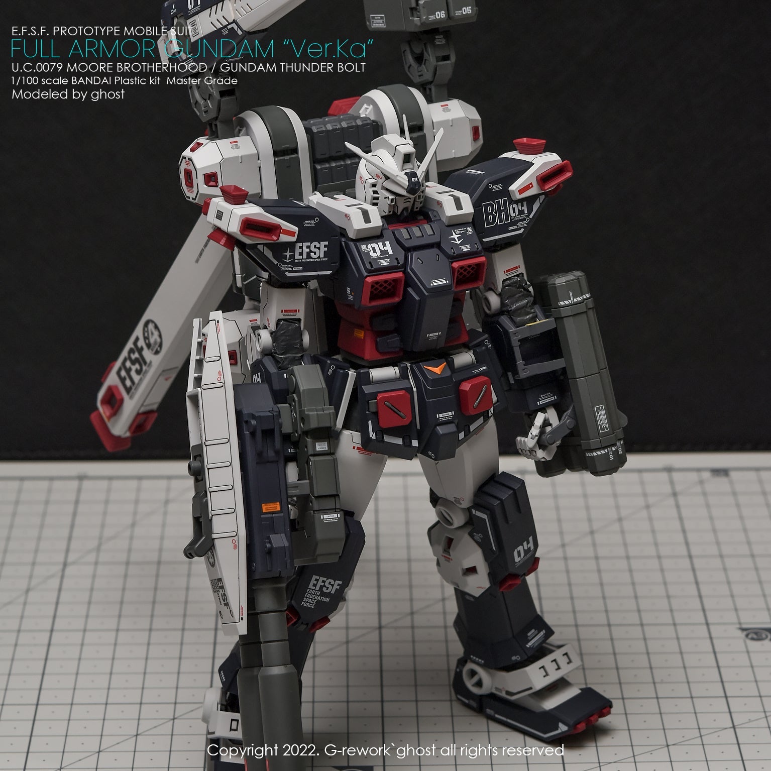 G - Rework [MG] FULL ARMOR GUNDAM Ver.Ka [GUNDAM THUNDERBOLT] - Gundam Extra - Your BEST Gunpla Supplier