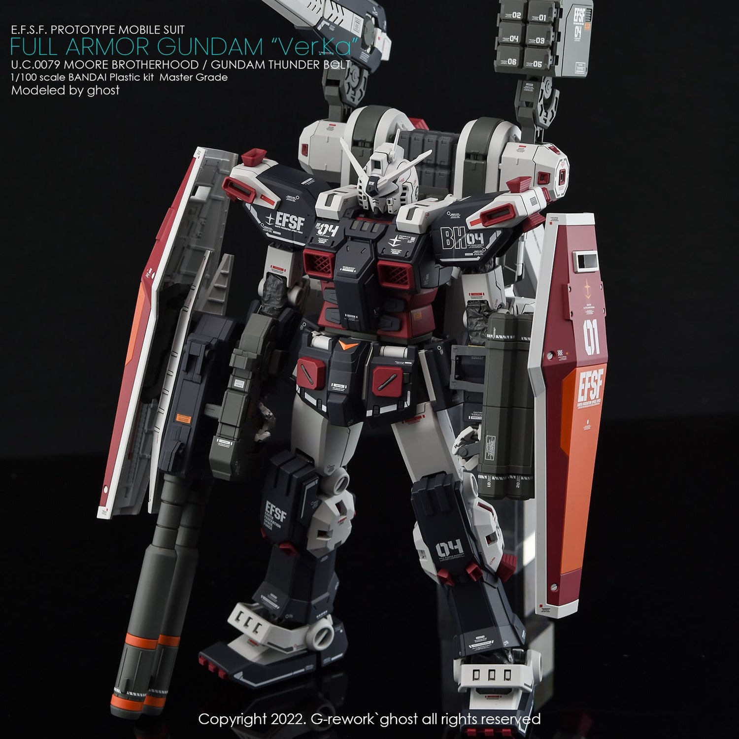 G - Rework [MG] FULL ARMOR GUNDAM Ver.Ka [GUNDAM THUNDERBOLT] - Gundam Extra - Your BEST Gunpla Supplier