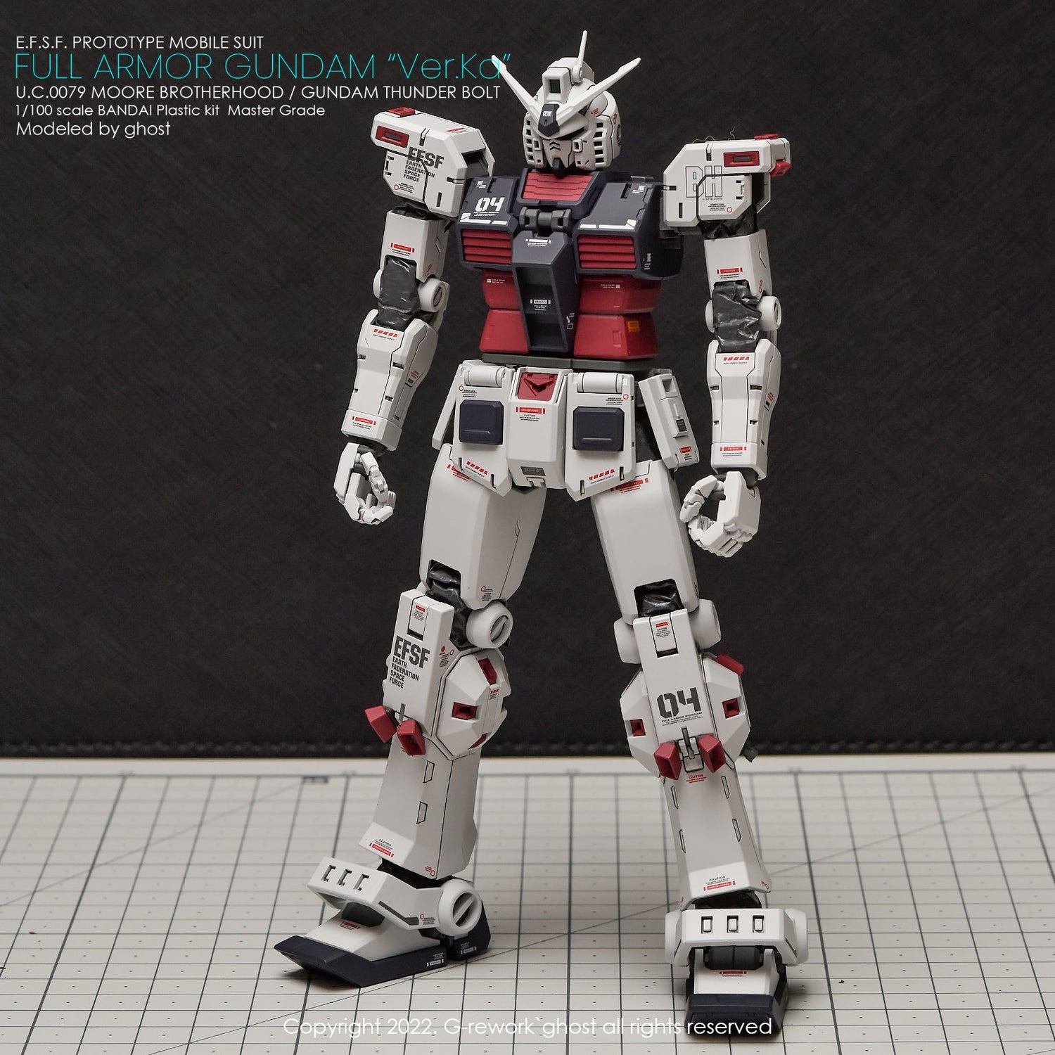 G - Rework [MG] FULL ARMOR GUNDAM Ver.Ka [GUNDAM THUNDERBOLT] - Gundam Extra - Your BEST Gunpla Supplier