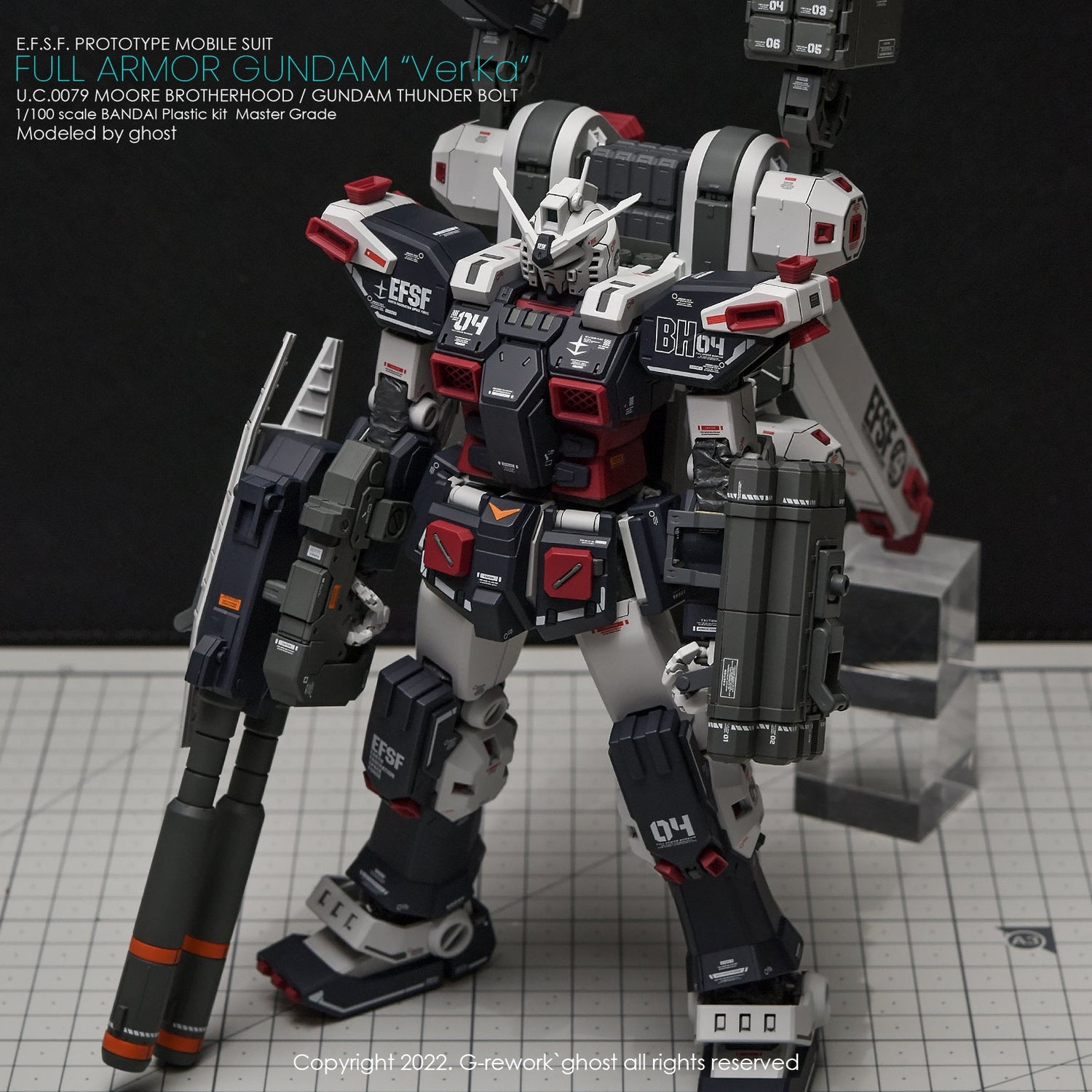 G - Rework [MG] FULL ARMOR GUNDAM Ver.Ka [GUNDAM THUNDERBOLT] - Gundam Extra - Your BEST Gunpla Supplier