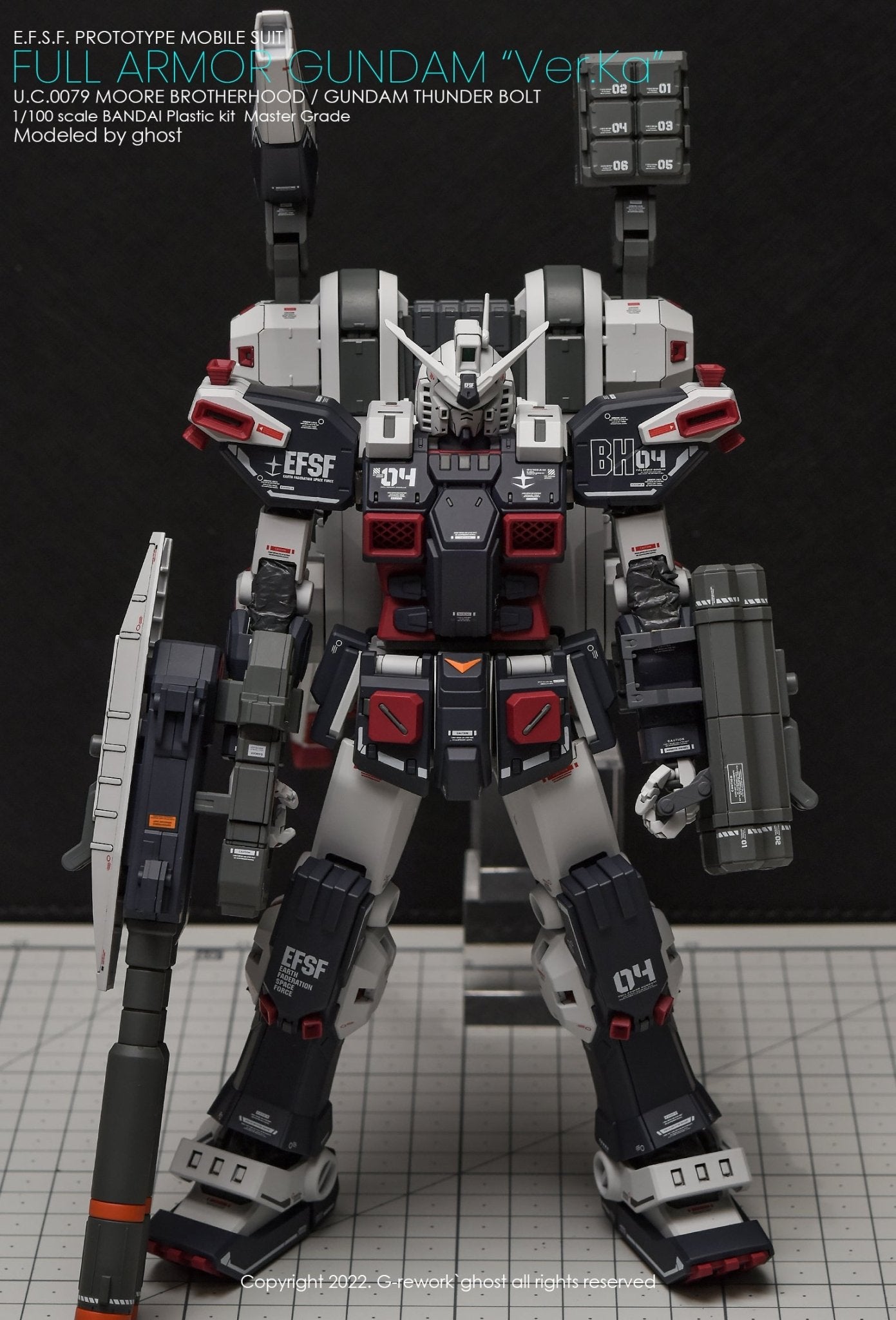 G - Rework [MG] FULL ARMOR GUNDAM Ver.Ka [GUNDAM THUNDERBOLT] - Gundam Extra - Your BEST Gunpla Supplier