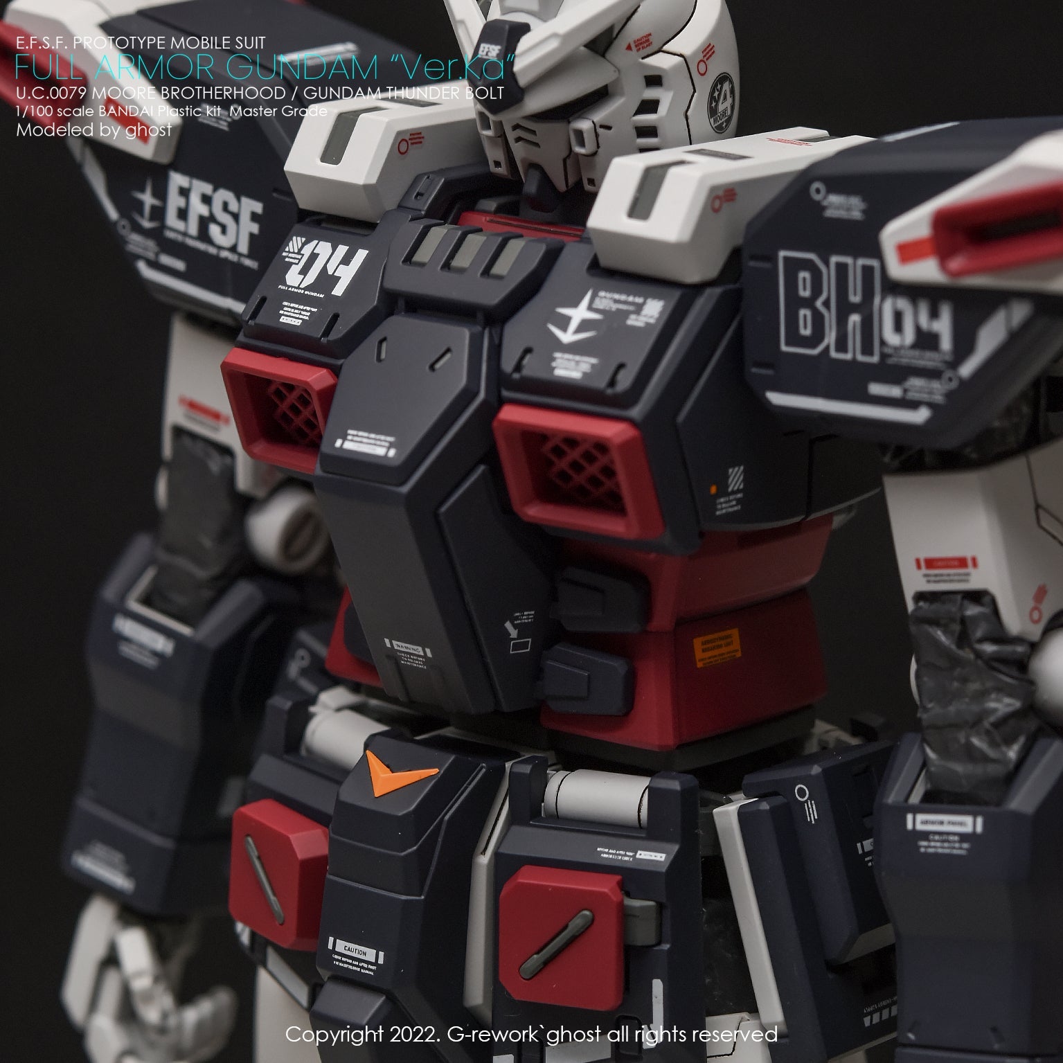 G - Rework [MG] FULL ARMOR GUNDAM Ver.Ka [GUNDAM THUNDERBOLT] - Gundam Extra - Your BEST Gunpla Supplier