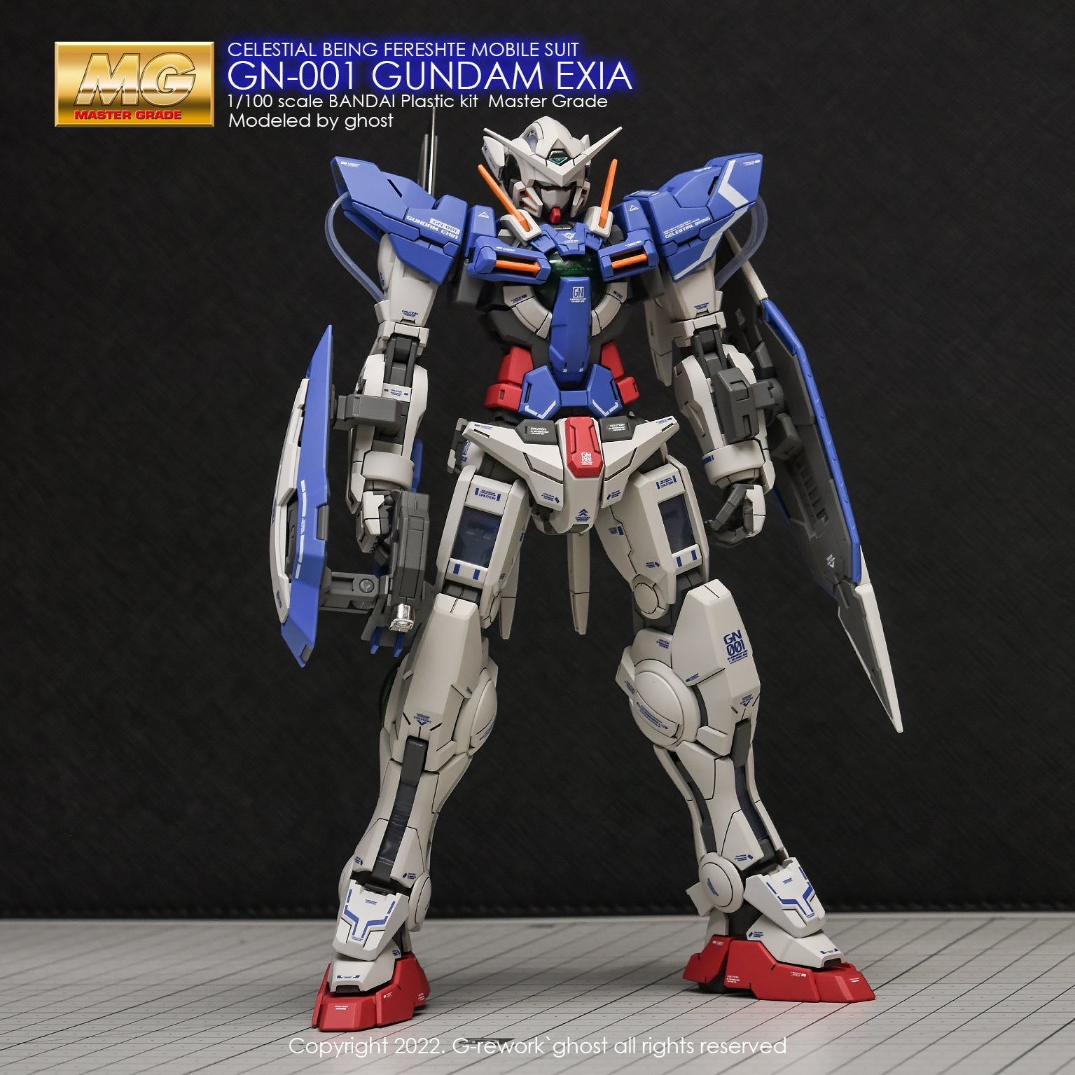 G-Rework [MG] GN-001 EXIA – Gundam Extra-Your BEST Gunpla Supplier