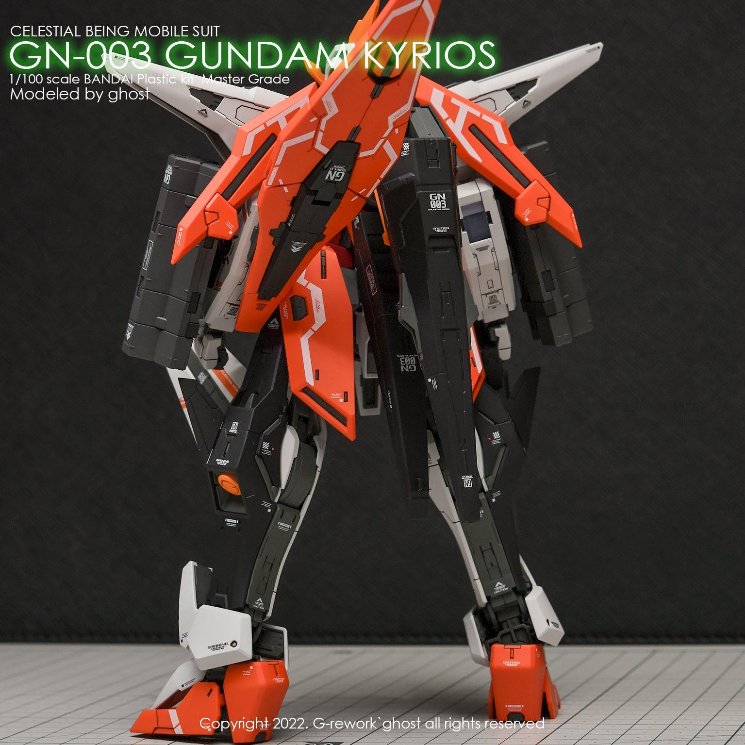 ロボット MG GN-003 GUNDAM KYRIOS Bandai Hobby MG GN-003 Gundam Kyrios(2020) 1/100 – Gundam