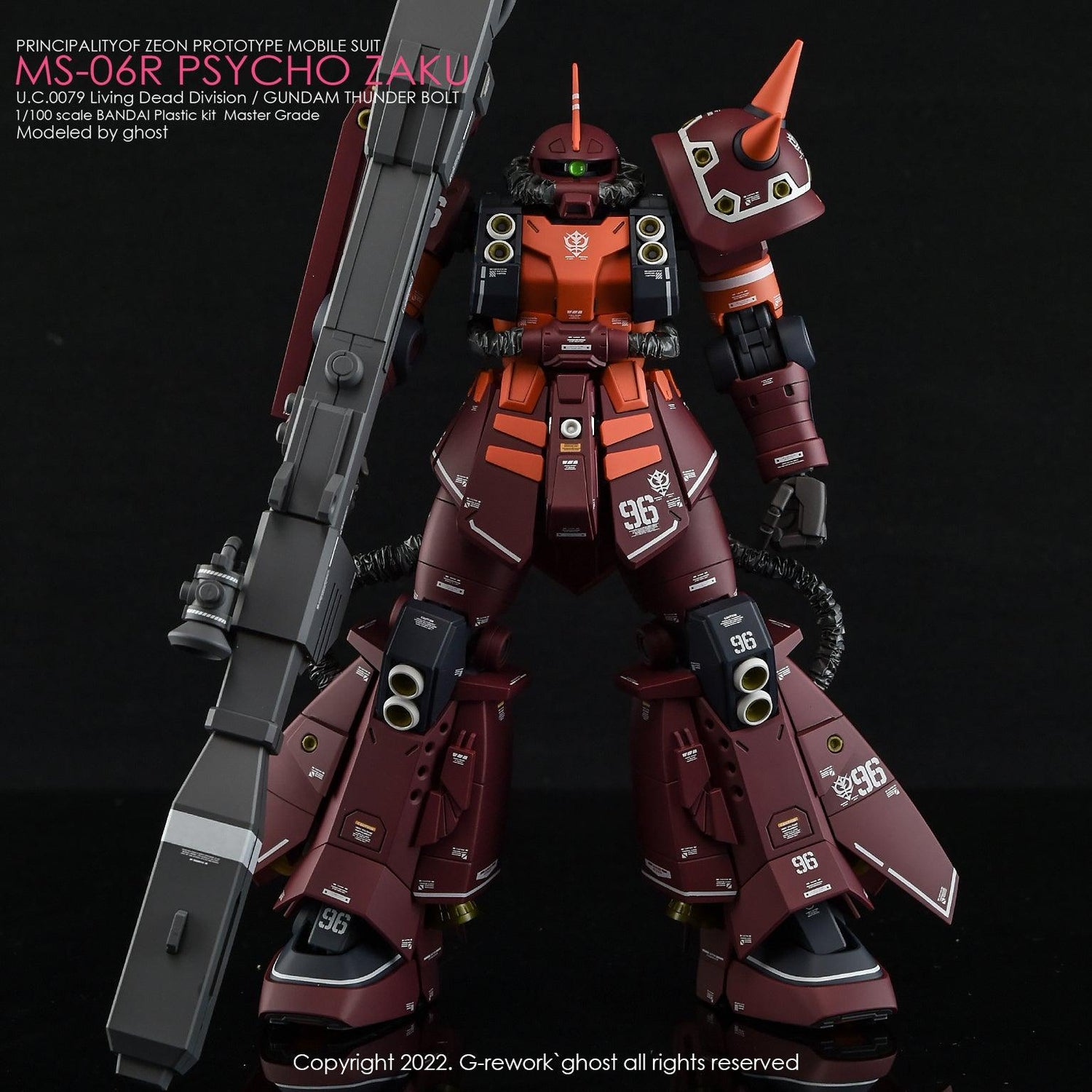 G - Rework [MG] PSYCHO ZAKU [THUNDER BOLT Ver.] - Gundam Extra - Your BEST Gunpla Supplier