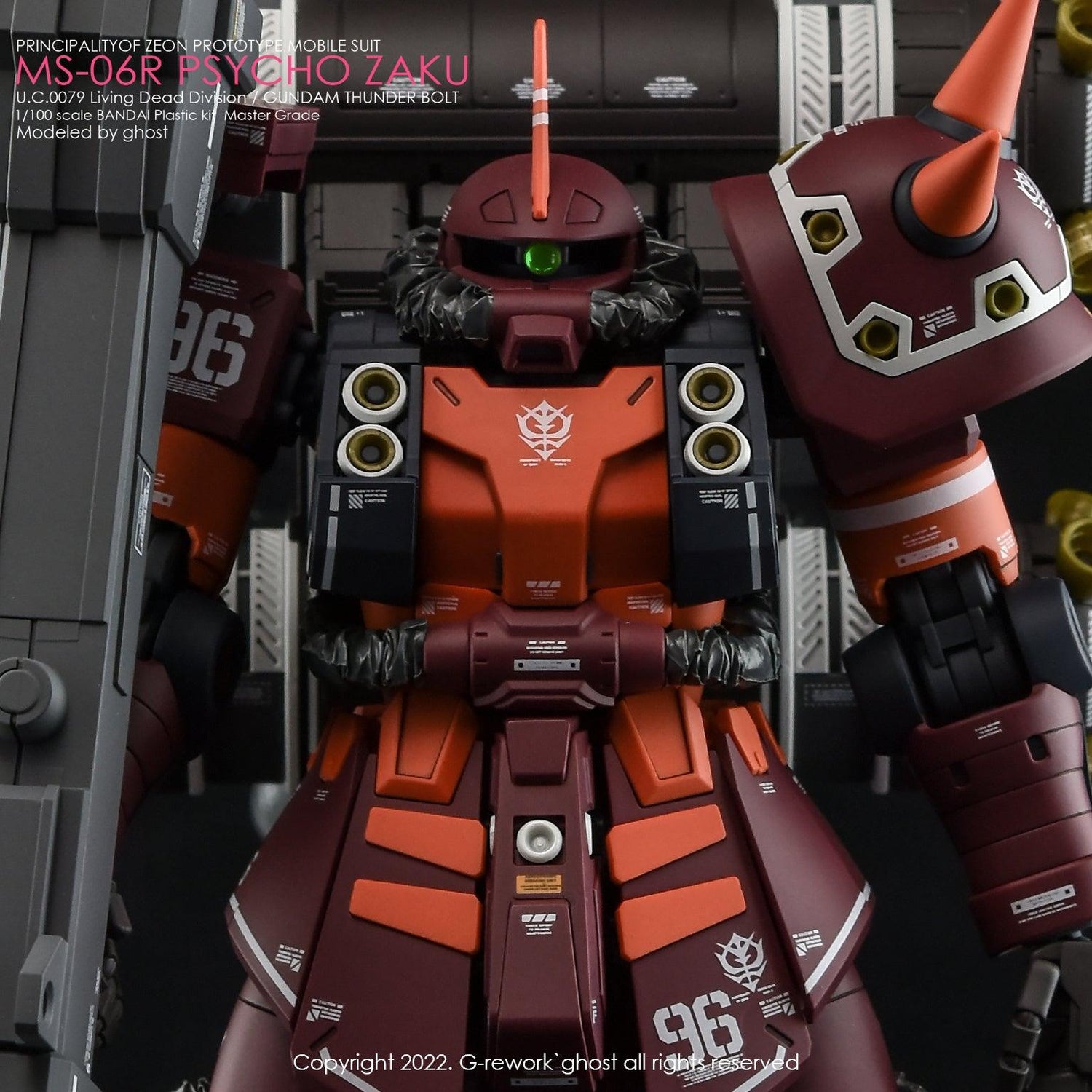 G - Rework [MG] PSYCHO ZAKU [THUNDER BOLT Ver.] - Gundam Extra - Your BEST Gunpla Supplier