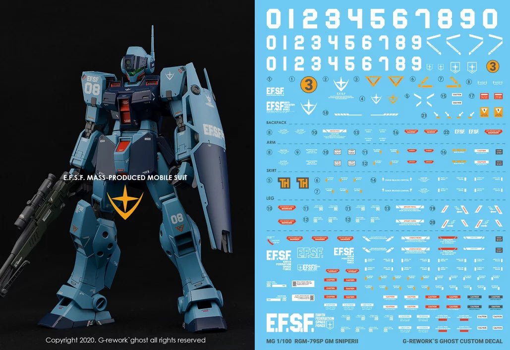 G - Rework [MG] RGM - 79SP GM SNIPER2 - Gundam Extra - Your BEST Gunpla Supplier