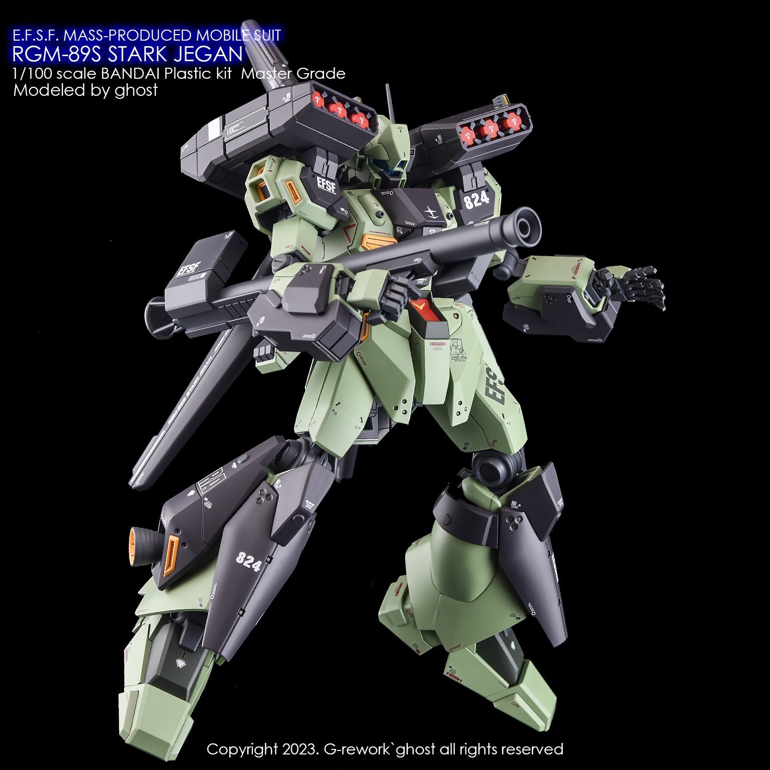 G-Rework [MG] RGM-89S STARK JEGAN – Gundam Extra-Your BEST Gunpla
