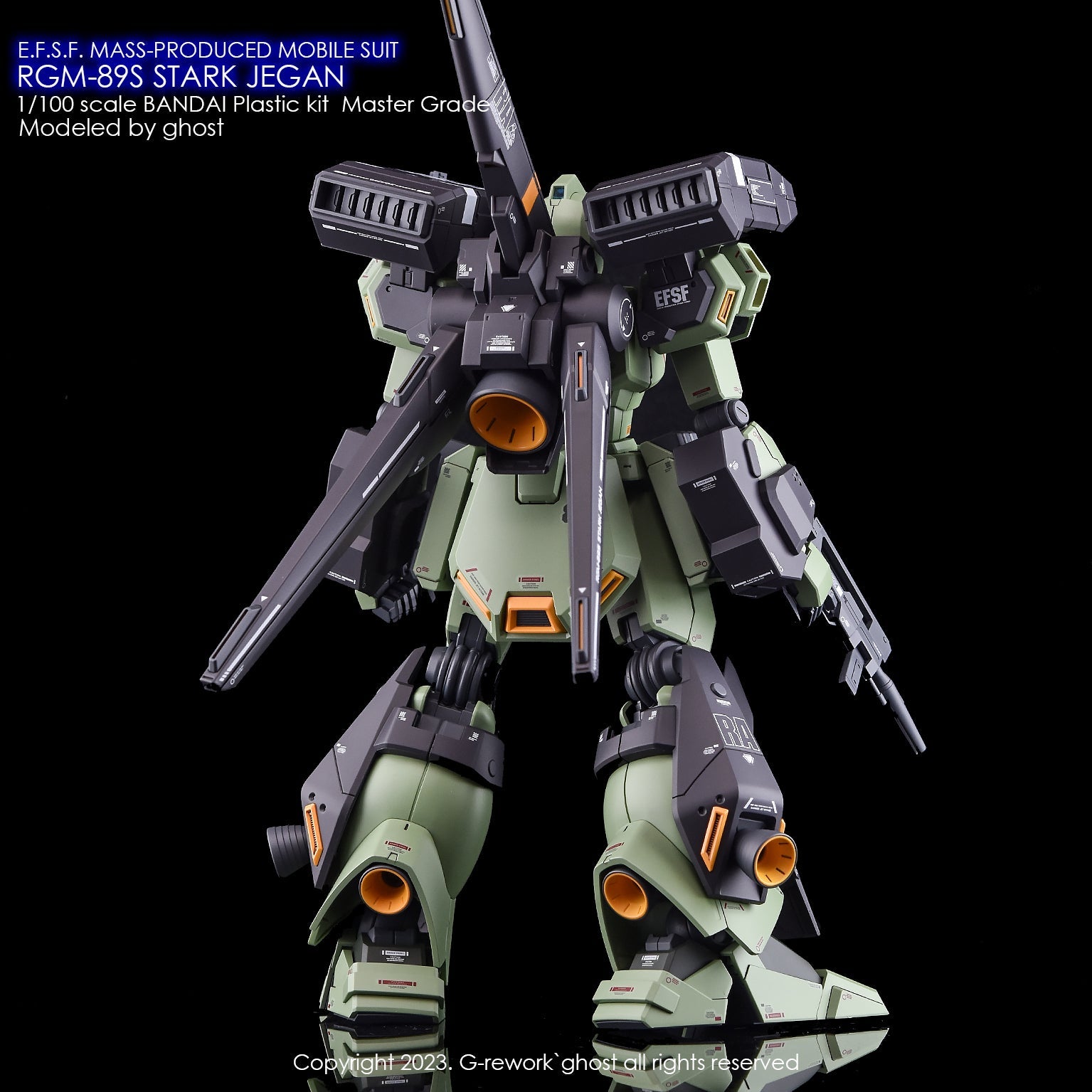 ロボット MG 1/100 RGM-89S STARK JEGAN bandai spirits 1/100 MG RGM