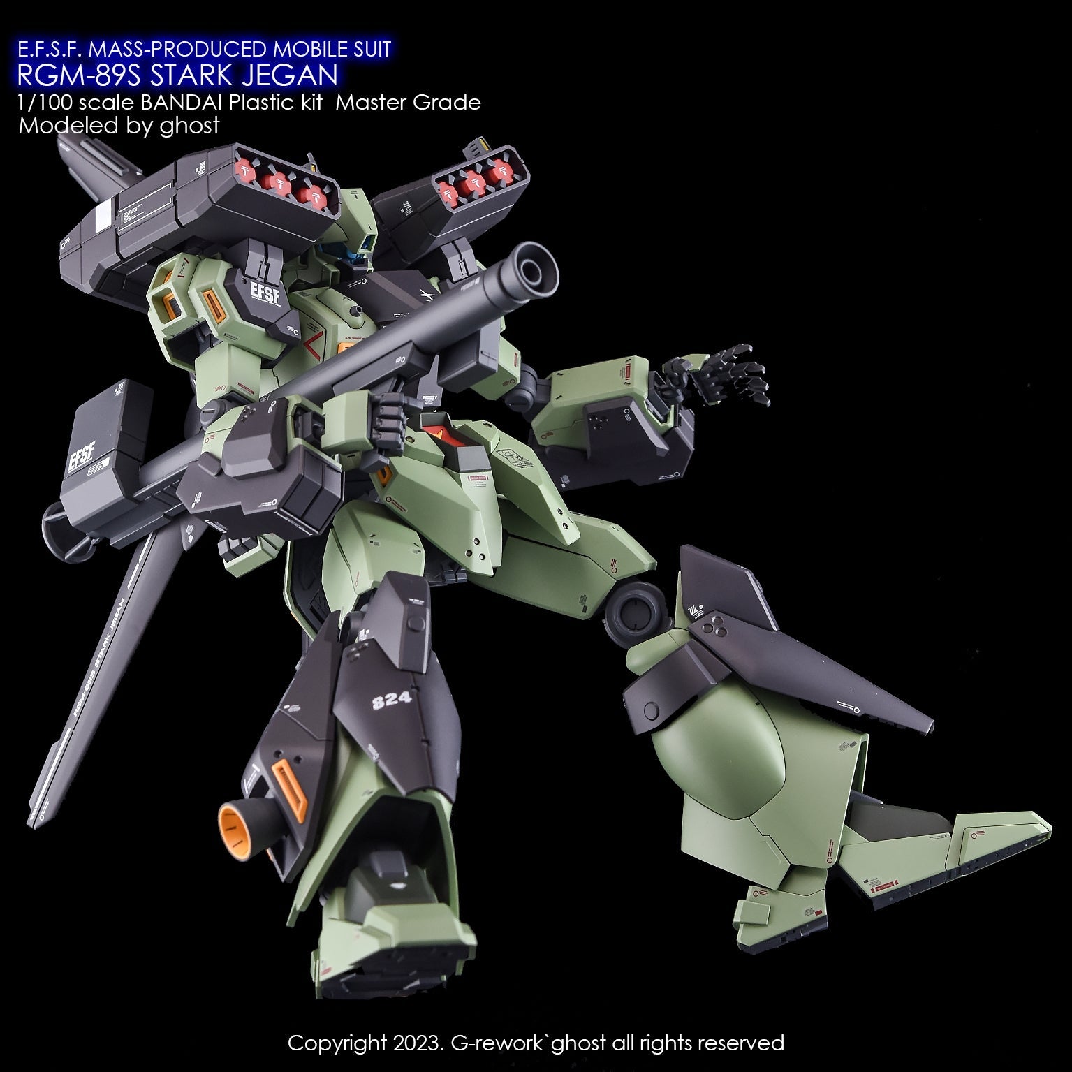 G-Rework [MG] RGM-89S STARK JEGAN – Gundam Extra-Your BEST Gunpla