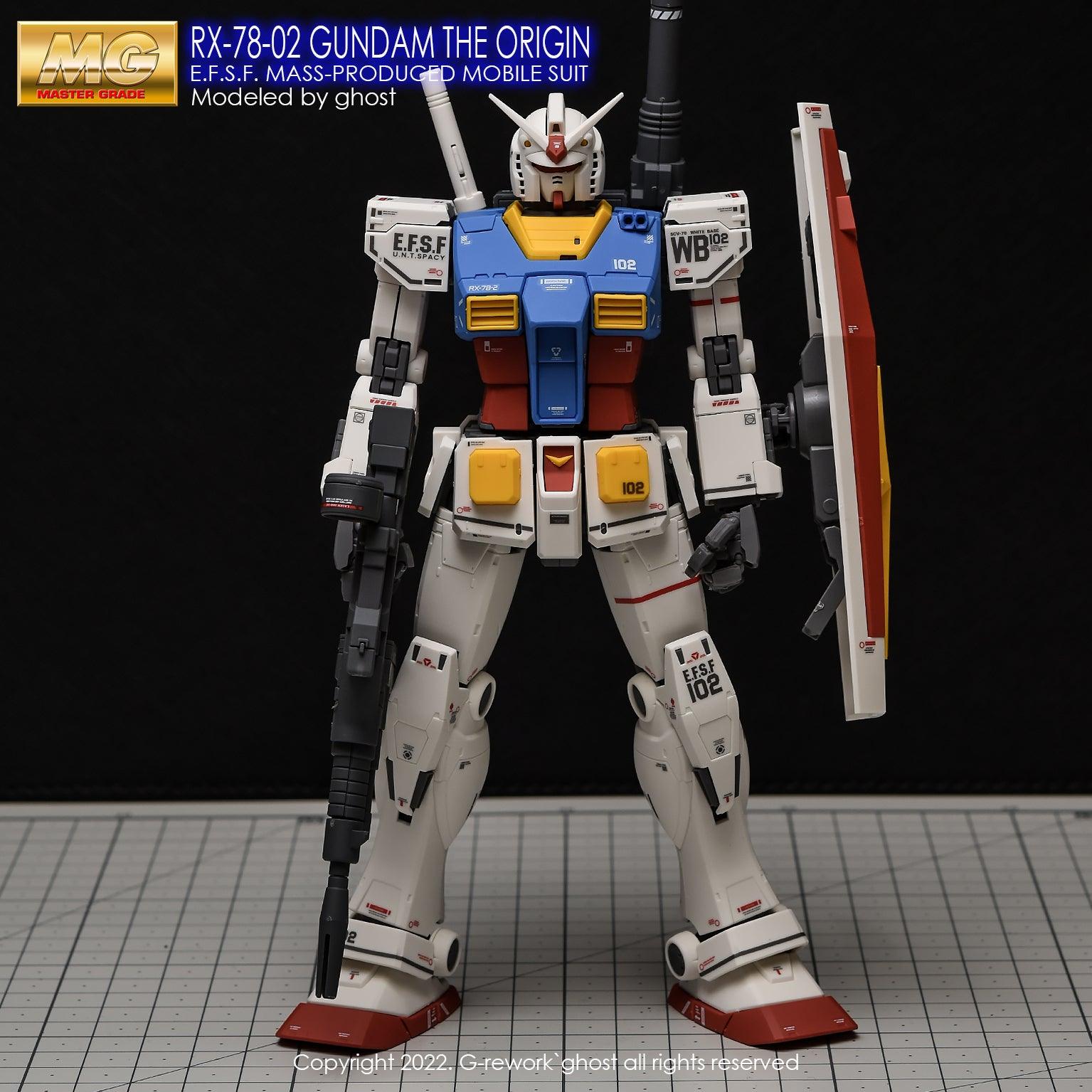 G-Rework [MG] THE ORIGIN GUNDAM (decal v2.0) – Gundam Extra-Your