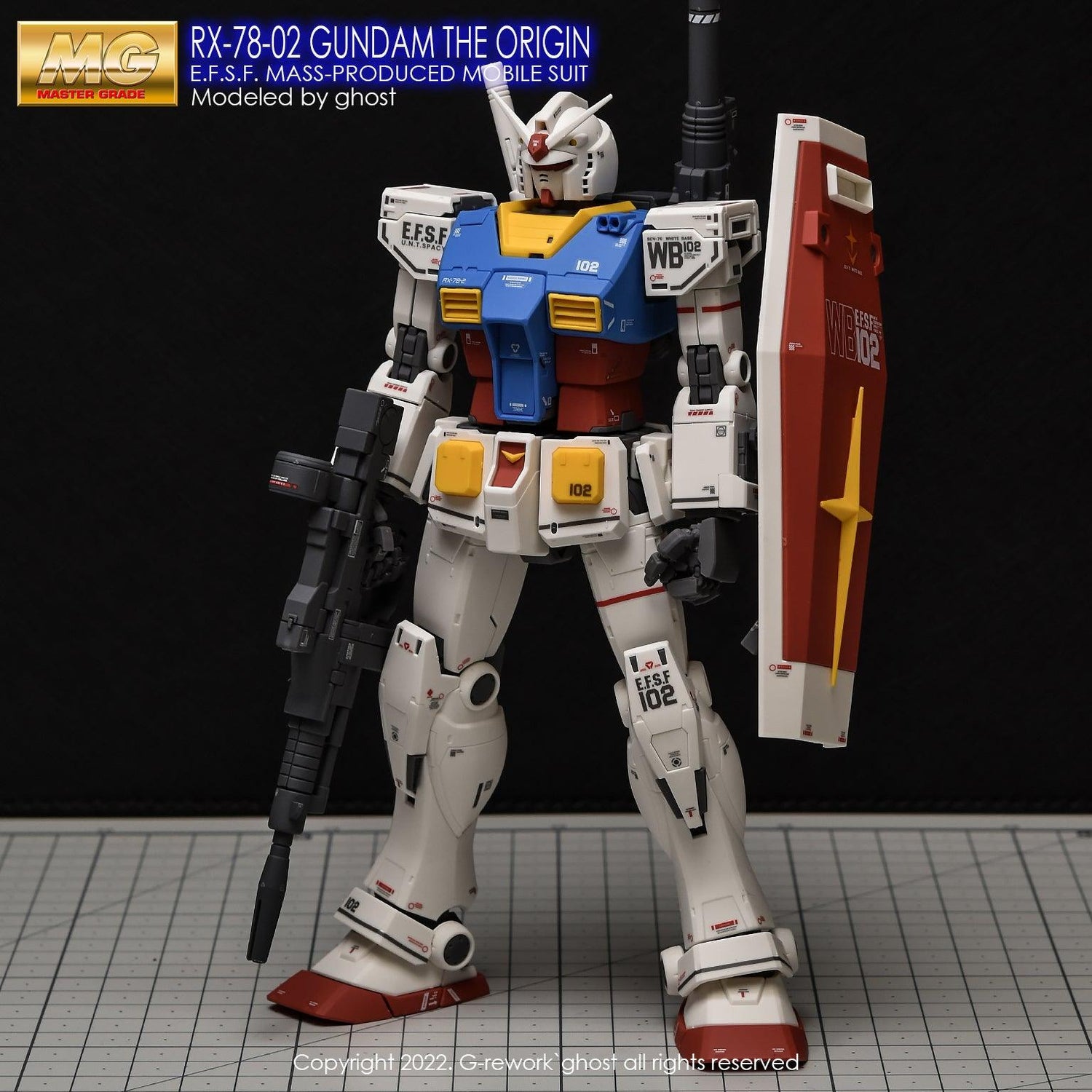 G - Rework [MG] THE ORIGIN GUNDAM (decal v2.0) - Gundam Extra - Your BEST Gunpla Supplier