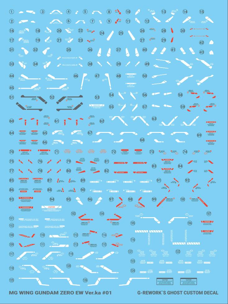G - Rework [MG] WING ZERO EW Ver.ka (decal v2.0) - Gundam Extra - Your BEST Gunpla Supplier