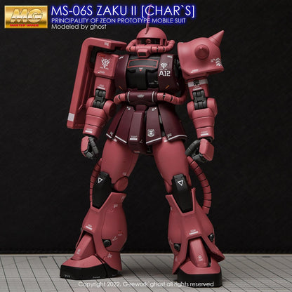 G - Rework [MG] ZAKU2 2.0 CHAR(decal v2.0) - Gundam Extra - Your BEST Gunpla Supplier