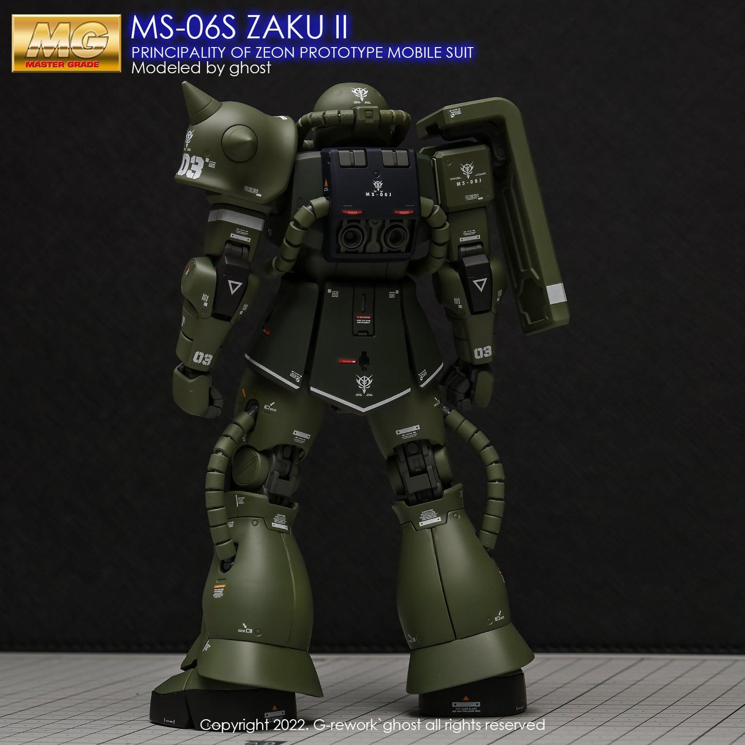 GREWORK NO.2　日本語版　G-REWORK　ガンプラ G-Rework [MG] ZAKU2 2.0 (decal v2.0) – Gundam Extra-Your