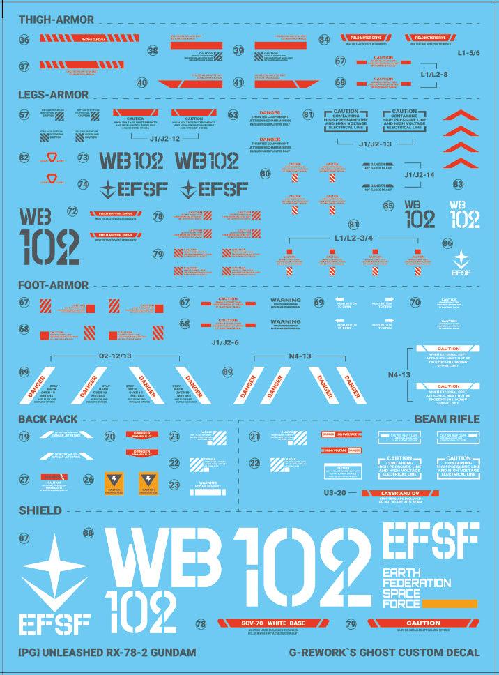 G - Rework [PG] UNLEASHED RX - 78 - 2 GUNDAM - Gundam Extra - Your BEST Gunpla Supplier