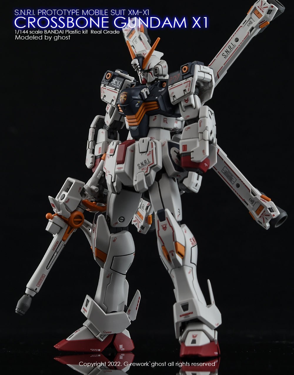 G - Rework [RG] CROSSBONE GUNDAM X1 - Gundam Extra - Your BEST Gunpla Supplier