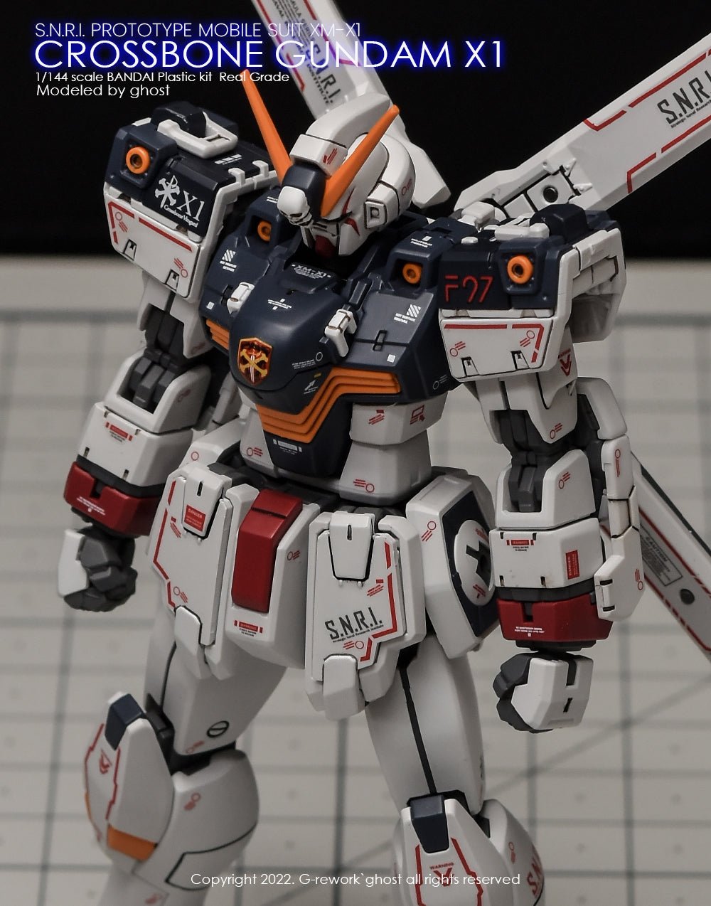 G - Rework [RG] CROSSBONE GUNDAM X1 - Gundam Extra - Your BEST Gunpla Supplier