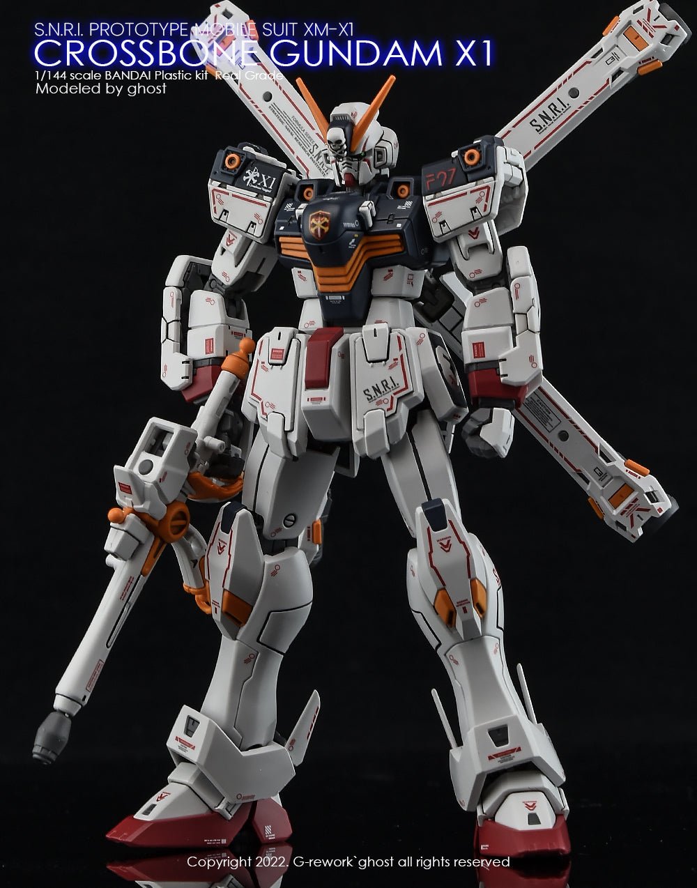 G - Rework [RG] CROSSBONE GUNDAM X1 - Gundam Extra - Your BEST Gunpla Supplier