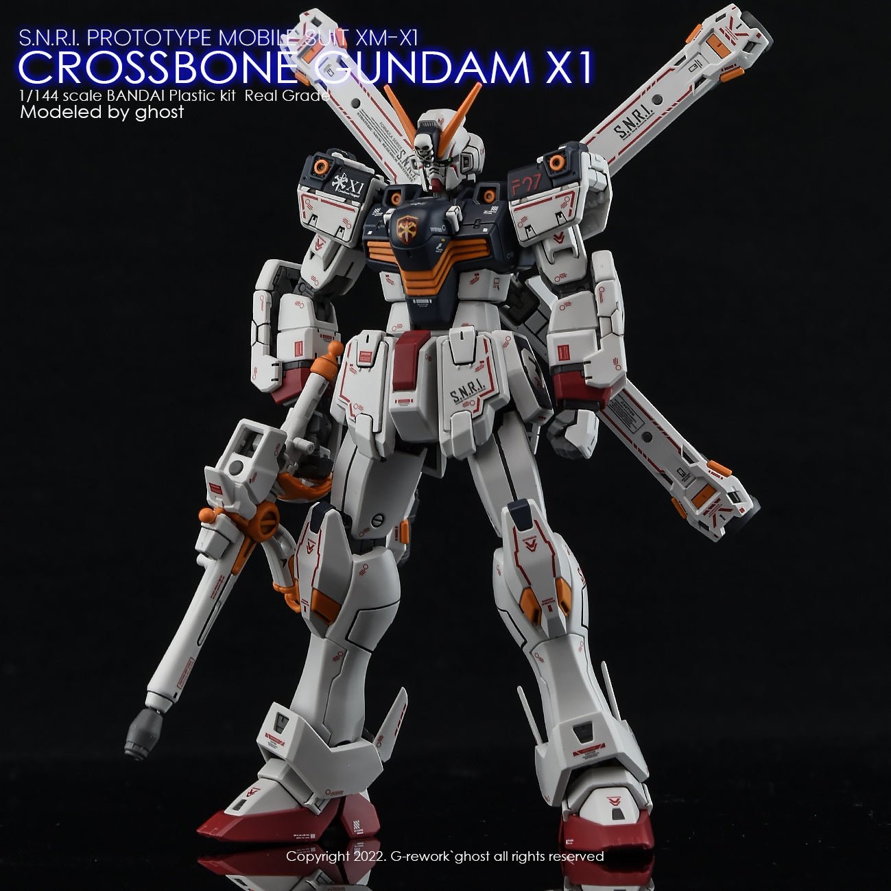 G - Rework [RG] CROSSBONE GUNDAM X1 - Gundam Extra - Your BEST Gunpla Supplier