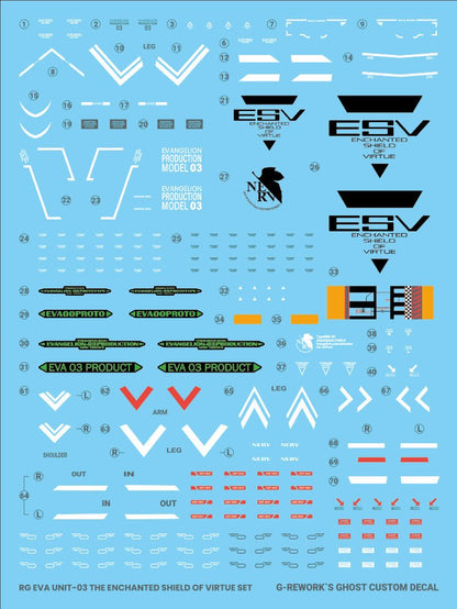 G - Rework [RG] EVANGELION 03 SHILD SET - Gundam Extra - Your BEST Gunpla Supplier