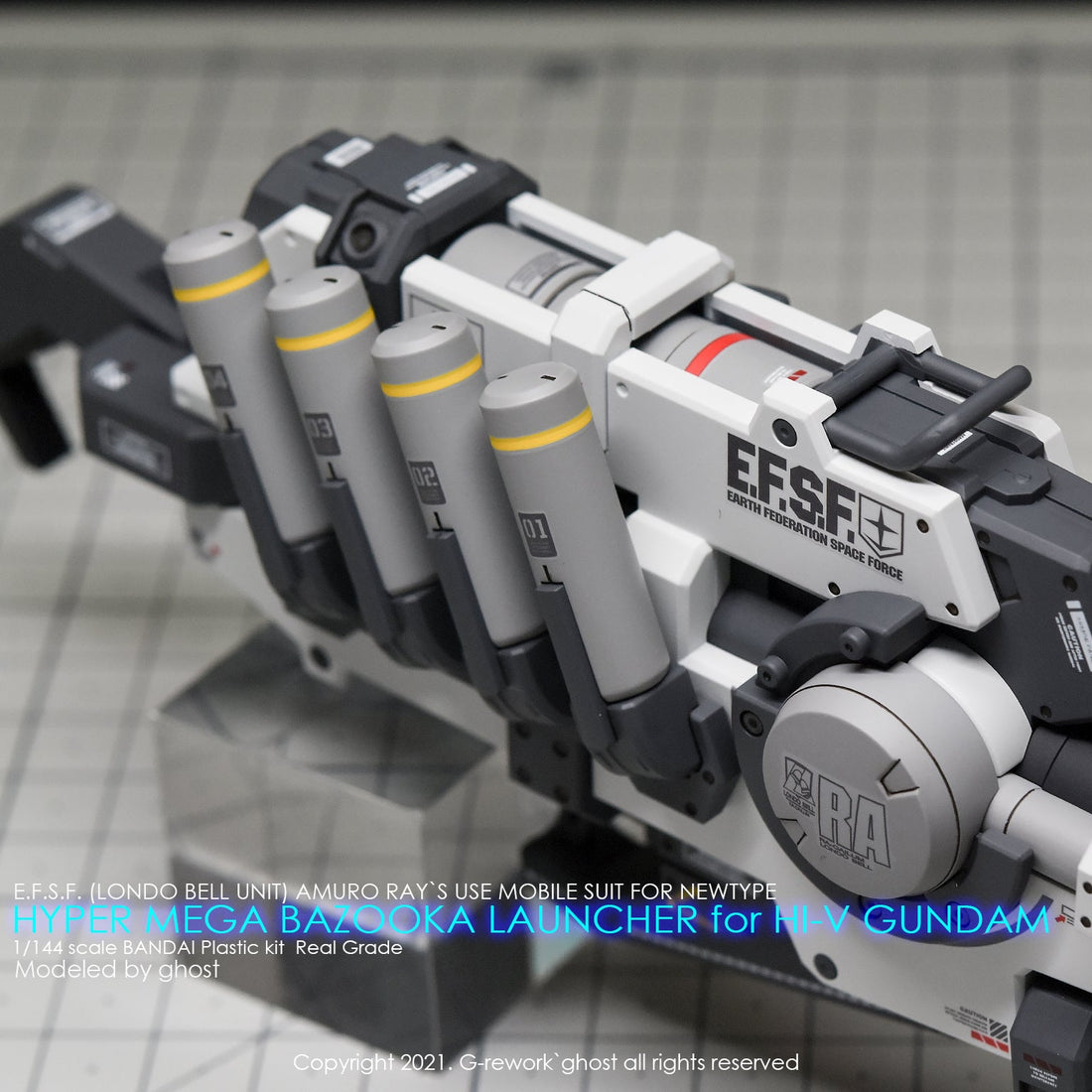 G - Rework [RG] HI - V HYPER MEGA BAZOOKA LAUNCHER - Gundam Extra - Your BEST Gunpla Supplier