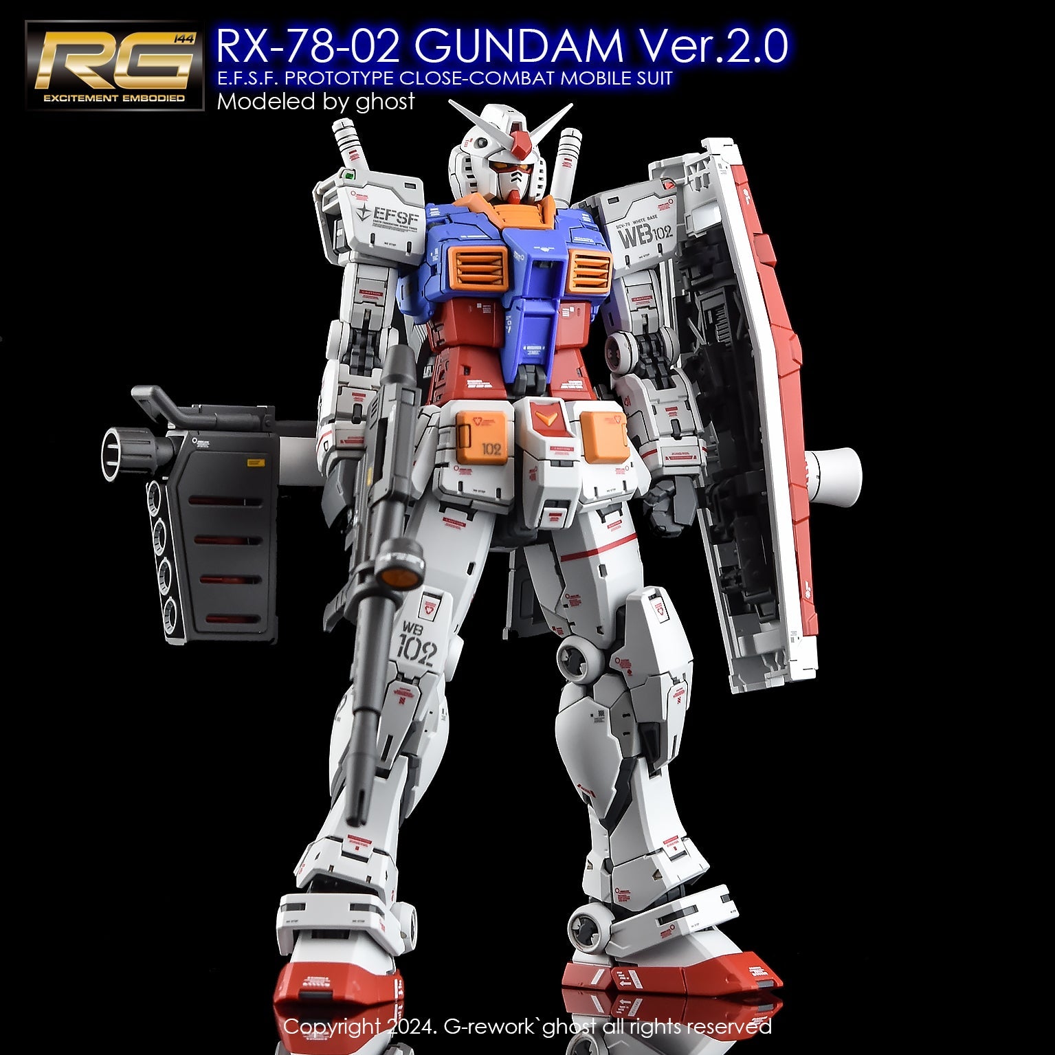 G-Rework [RG] RX-78-2 GUNDAM Ver.2.0 – Gundam Extra-Your BEST