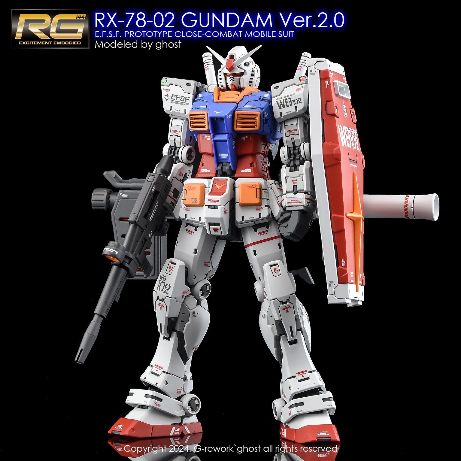 G-Rework [RG] RX-78-2 GUNDAM Ver.2.0 – Gundam Extra-Your BEST