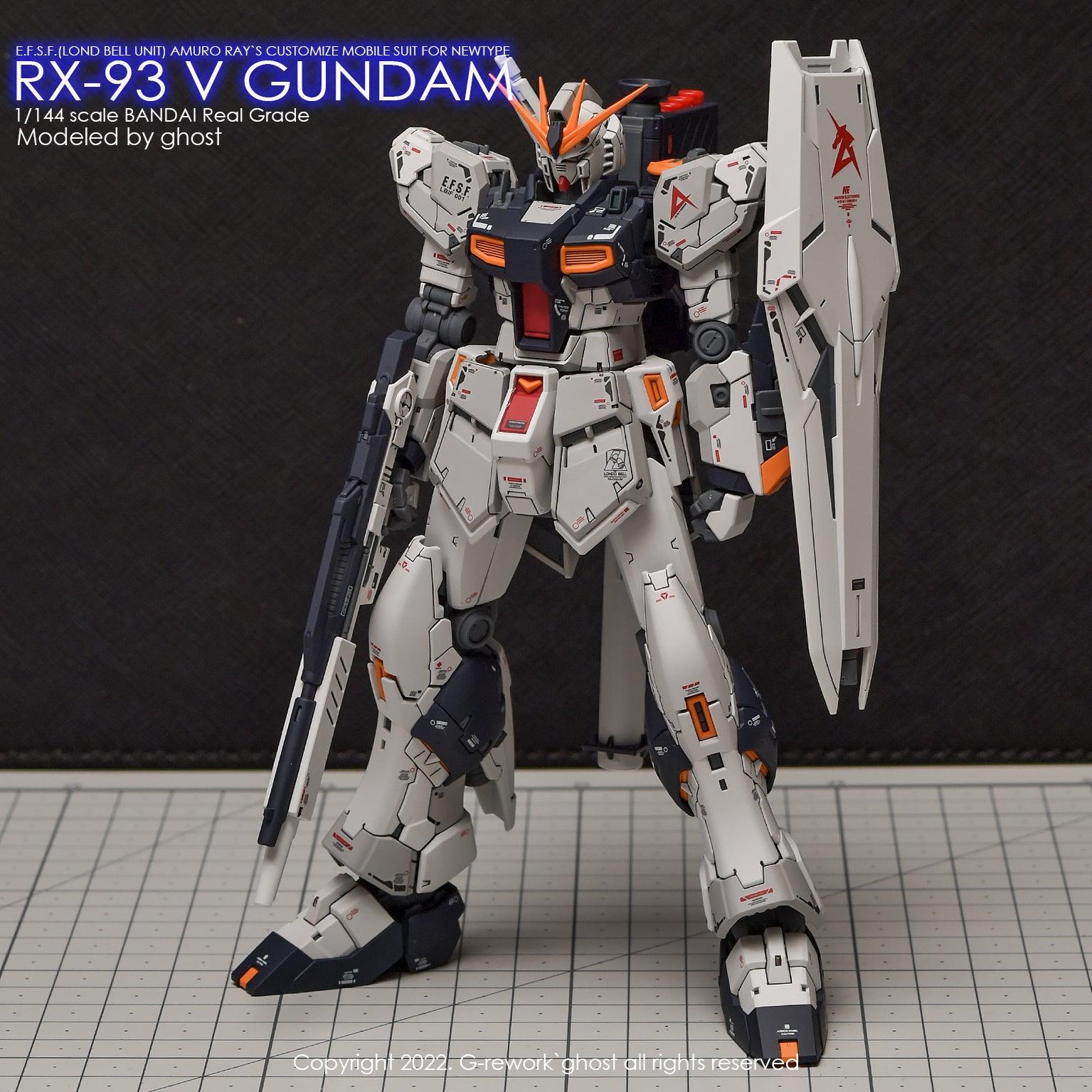 G - Rework [RG] RX - 93 V GUNDAM (decal v2.0) - Gundam Extra - Your BEST Gunpla Supplier