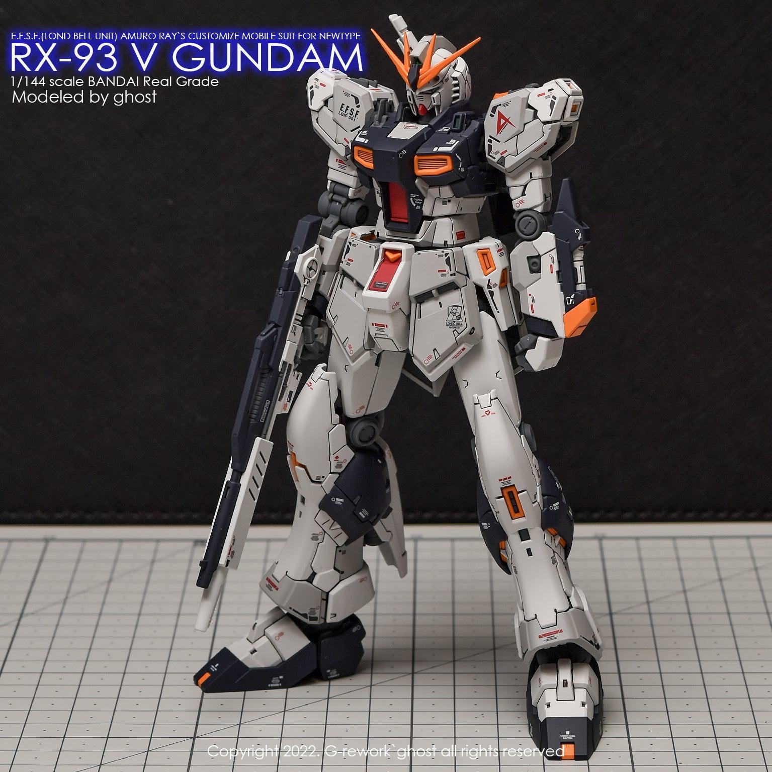 G - Rework [RG] RX - 93 V GUNDAM (decal v2.0) - Gundam Extra - Your BEST Gunpla Supplier