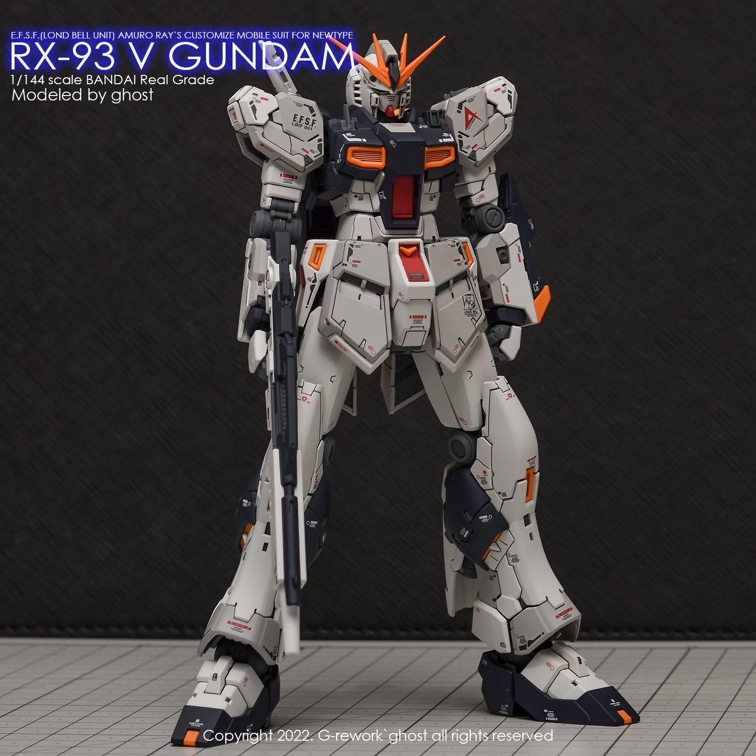 G - Rework [RG] RX - 93 V GUNDAM (decal v2.0) - Gundam Extra - Your BEST Gunpla Supplier