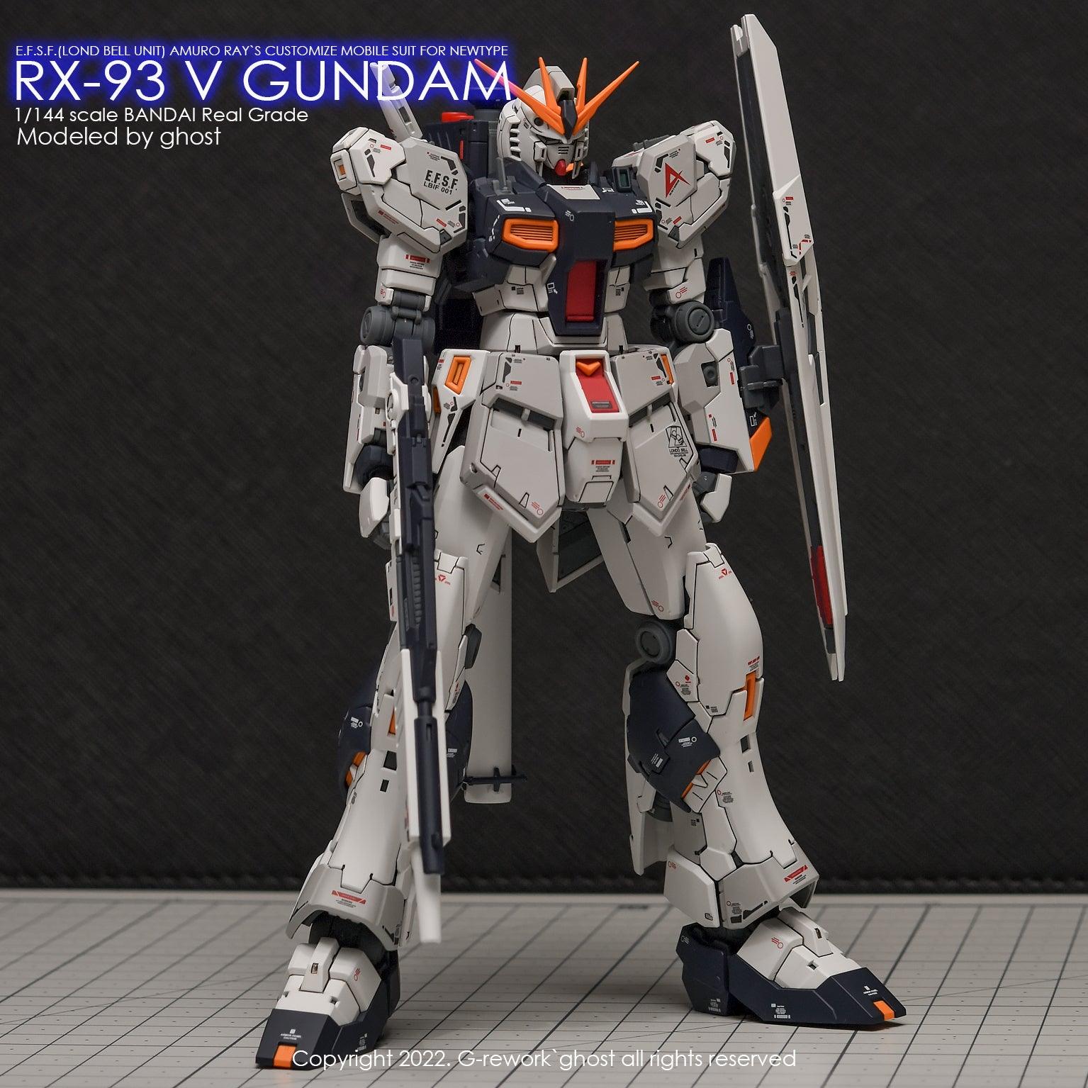 G-Rework [RG] RX-93 V GUNDAM (decal v2.0) – Gundam Extra-Your BEST