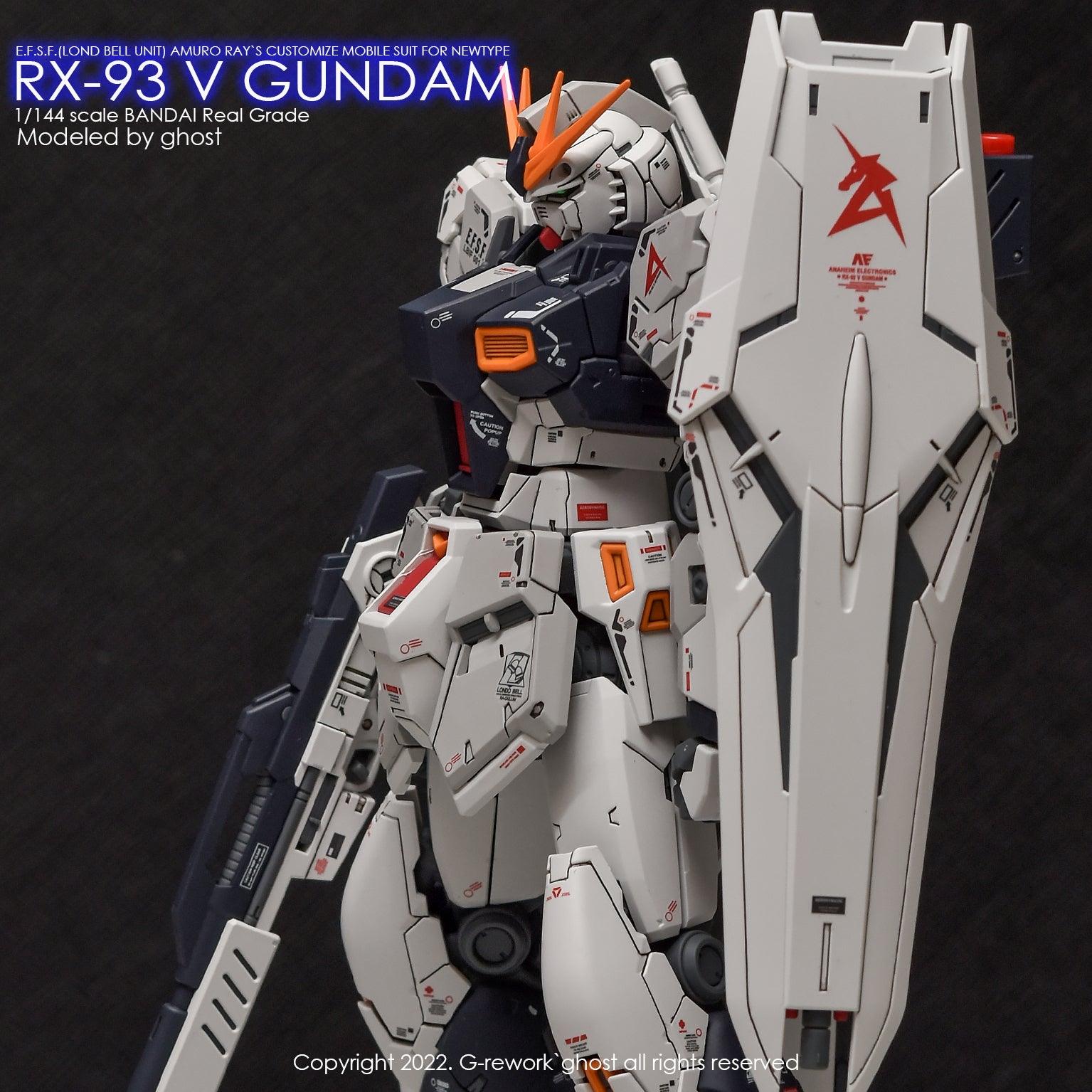 G - Rework [RG] RX - 93 V GUNDAM (decal v2.0) - Gundam Extra - Your BEST Gunpla Supplier