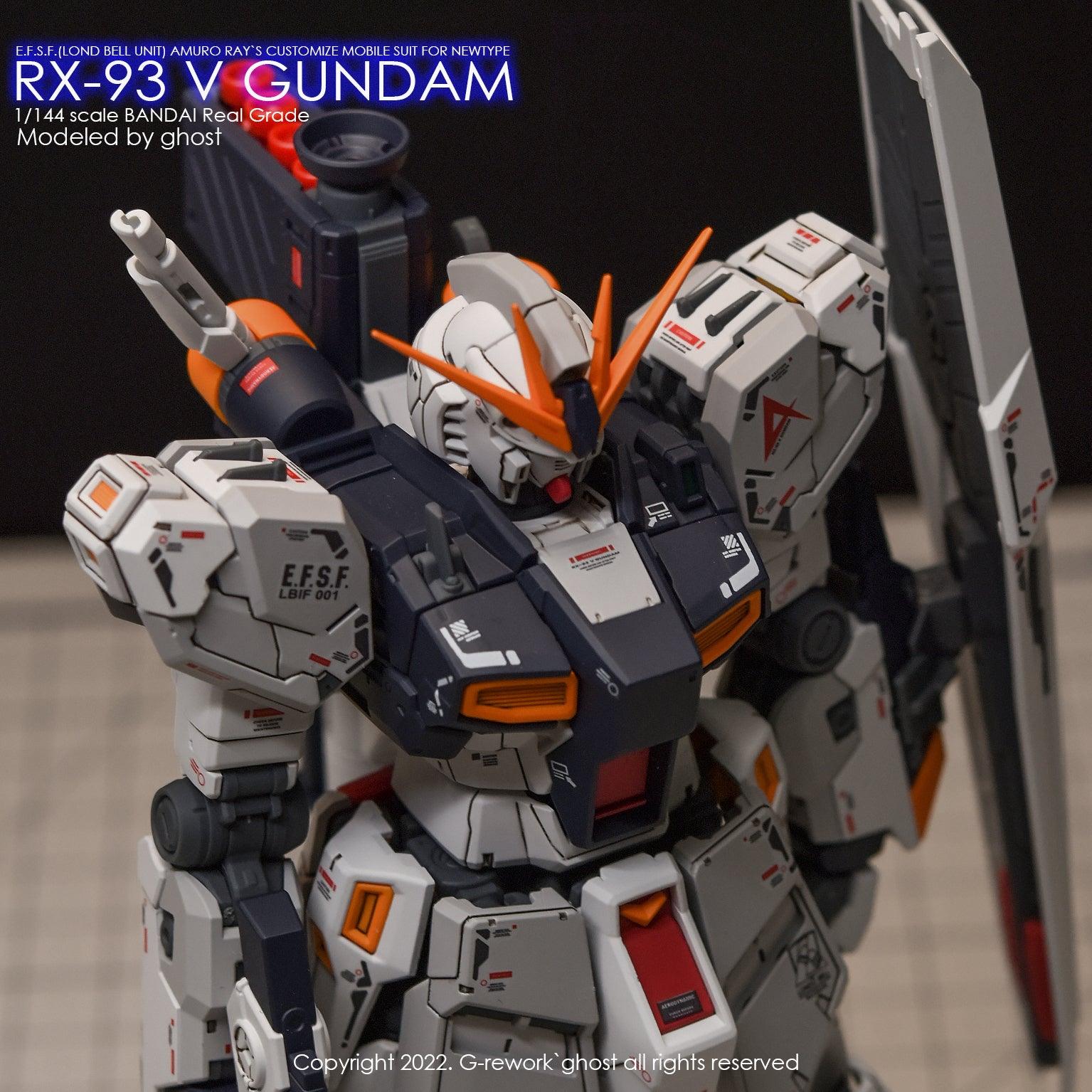 G-Rework [RG] RX-93 V GUNDAM (decal v2.0) – Gundam Extra-Your BEST