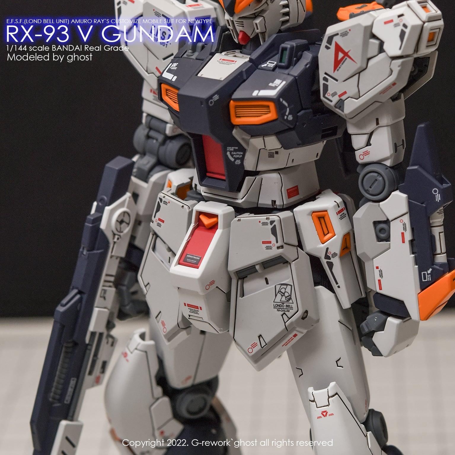 G - Rework [RG] RX - 93 V GUNDAM (decal v2.0) - Gundam Extra - Your BEST Gunpla Supplier