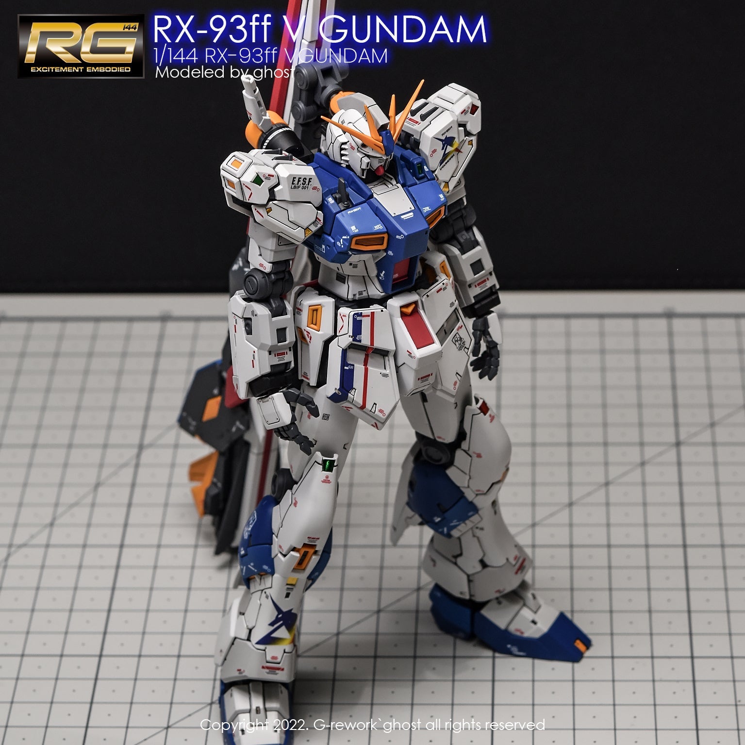 G-Rework [RG] RX-93FF V GUNDAM – Gundam Extra-Your BEST