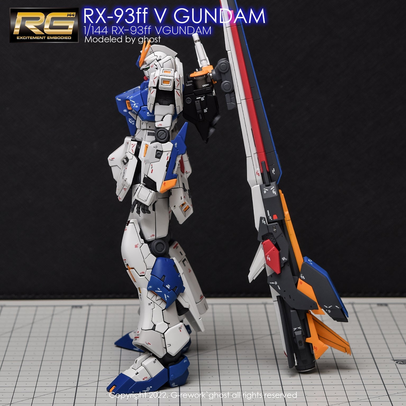 G-Rework [RG] RX-93FF V GUNDAM – Gundam Extra-Your BEST Gunpla