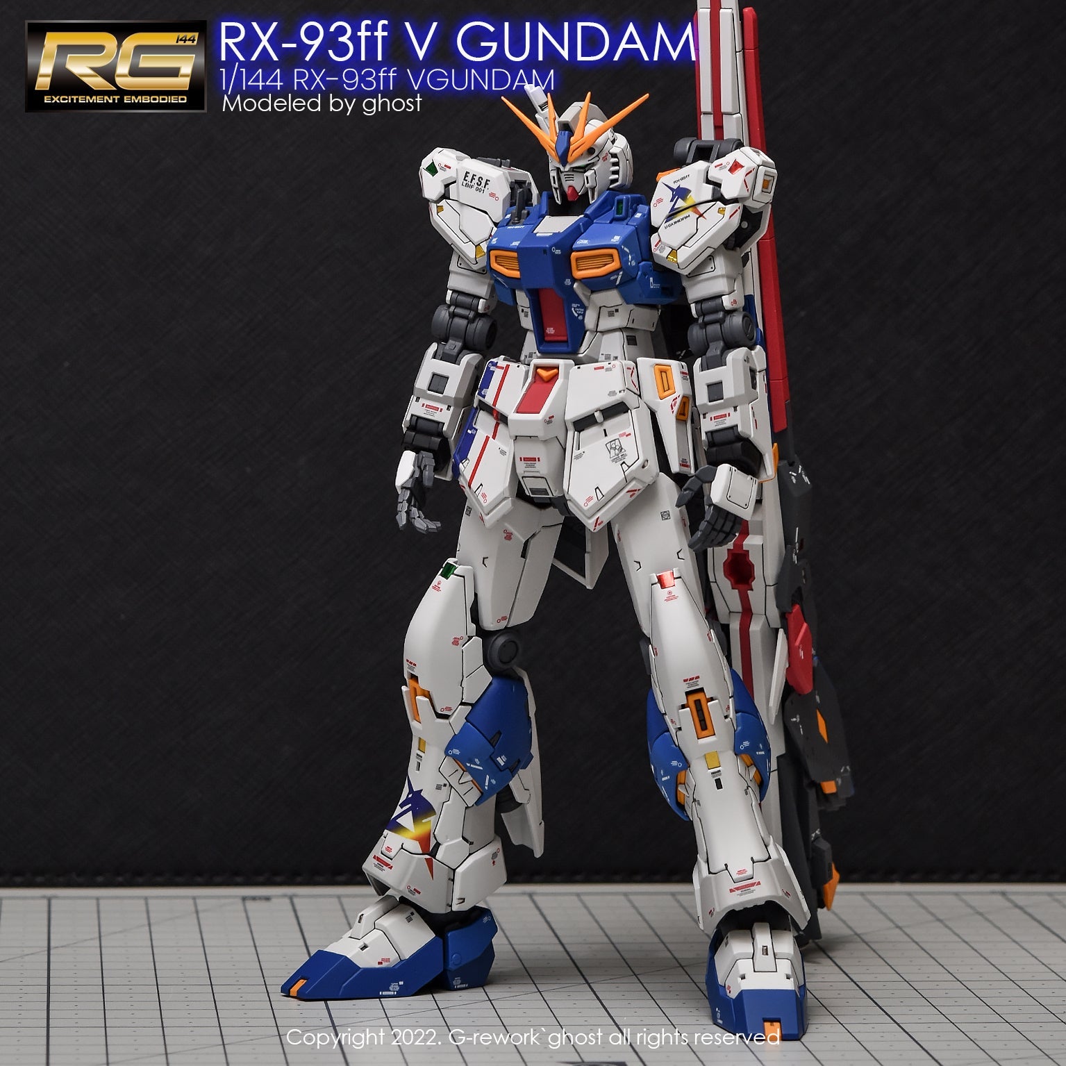 G-Rework [RG] RX-93FF V GUNDAM – Gundam Extra-Your BEST Gunpla