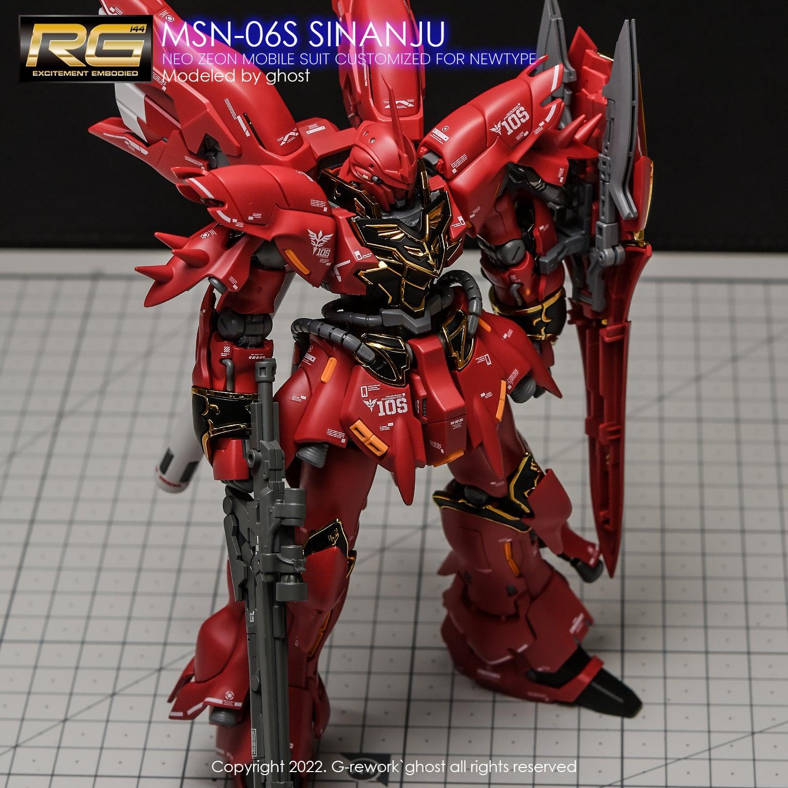 G - Rework [RG] SINANJU - Gundam Extra - Your BEST Gunpla Supplier