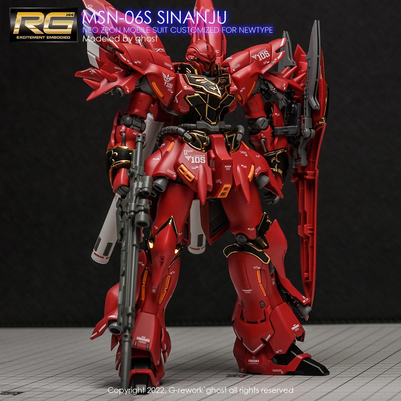 G - Rework [RG] SINANJU - Gundam Extra - Your BEST Gunpla Supplier