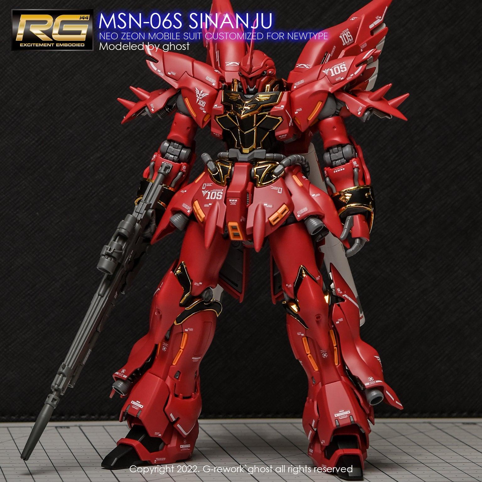 G - Rework [RG] SINANJU - Gundam Extra - Your BEST Gunpla Supplier