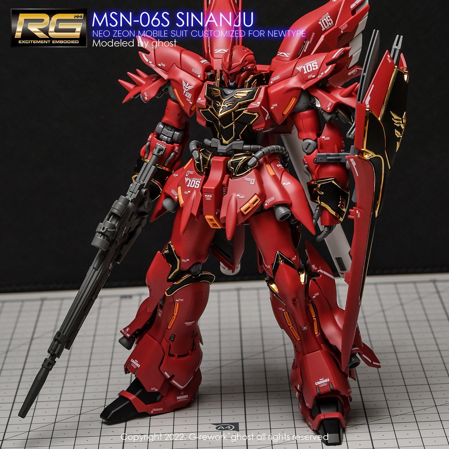 G - Rework [RG] SINANJU - Gundam Extra - Your BEST Gunpla Supplier