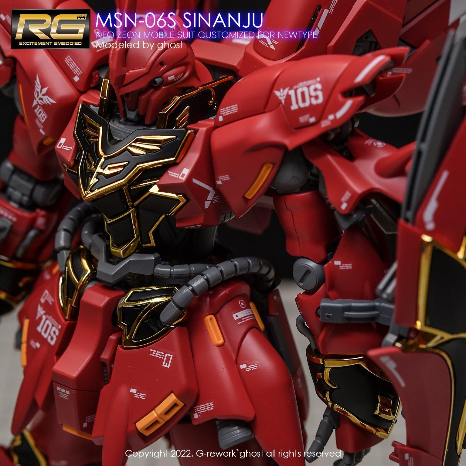 G - Rework [RG] SINANJU - Gundam Extra - Your BEST Gunpla Supplier