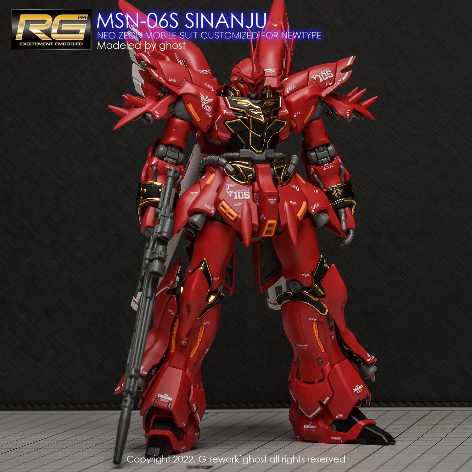 G - Rework [RG] SINANJU - Gundam Extra - Your BEST Gunpla Supplier