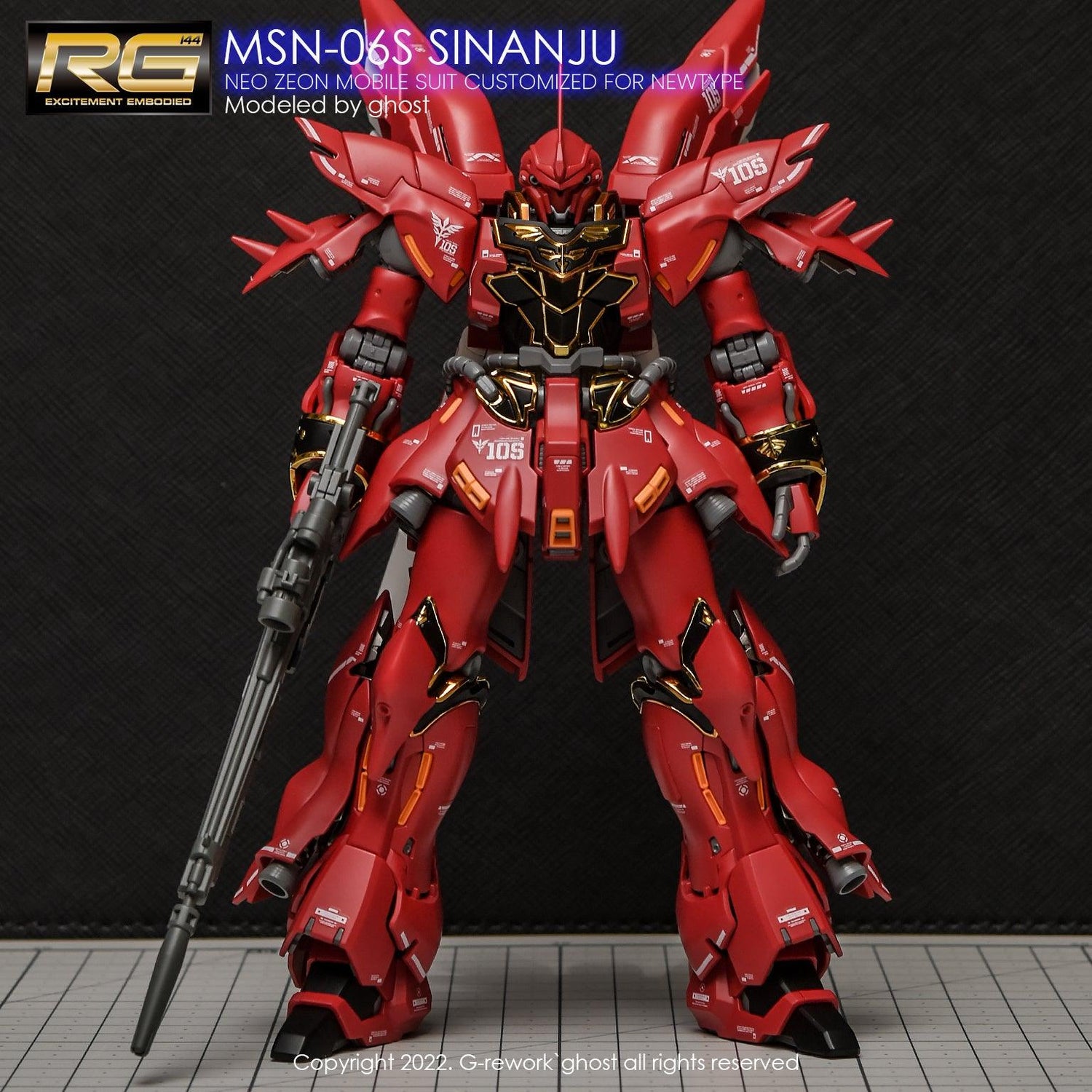 G - Rework [RG] SINANJU - Gundam Extra - Your BEST Gunpla Supplier