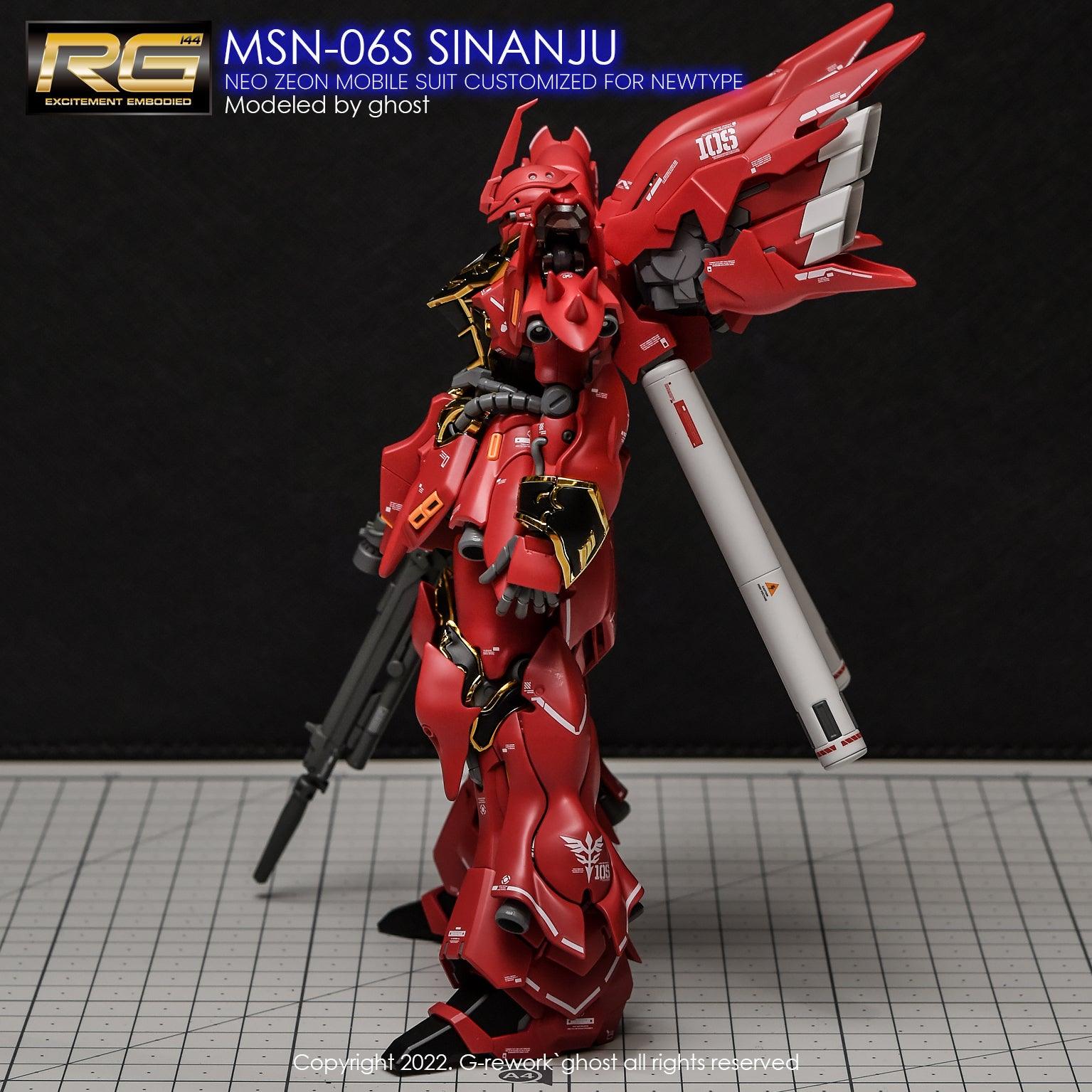 G - Rework [RG] SINANJU - Gundam Extra - Your BEST Gunpla Supplier