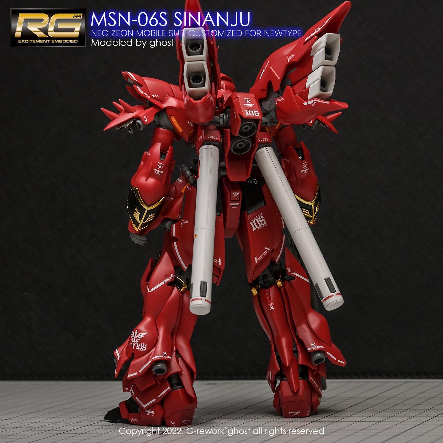 G - Rework [RG] SINANJU - Gundam Extra - Your BEST Gunpla Supplier